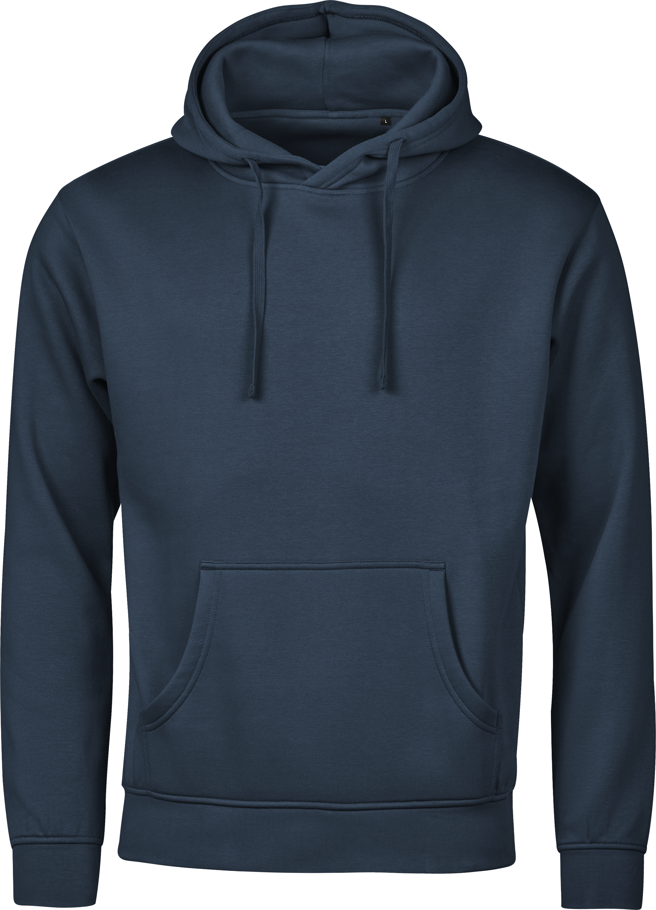 Unlabeled Hoodie, huvtröja unisex från Tee Jays i Bläckblå