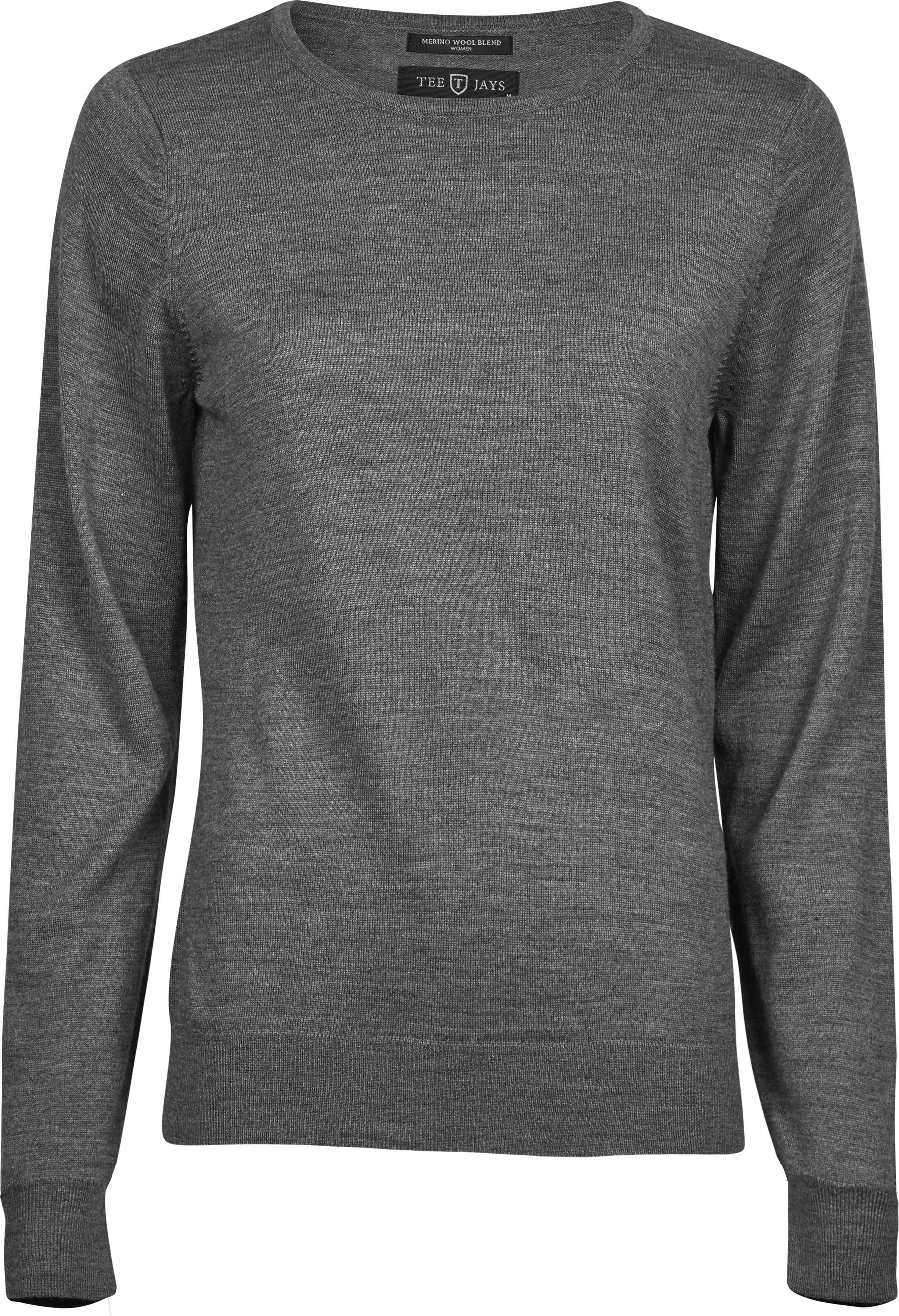 Crew Neck, sweatshirt för damer från Tee Jays i Grå melange