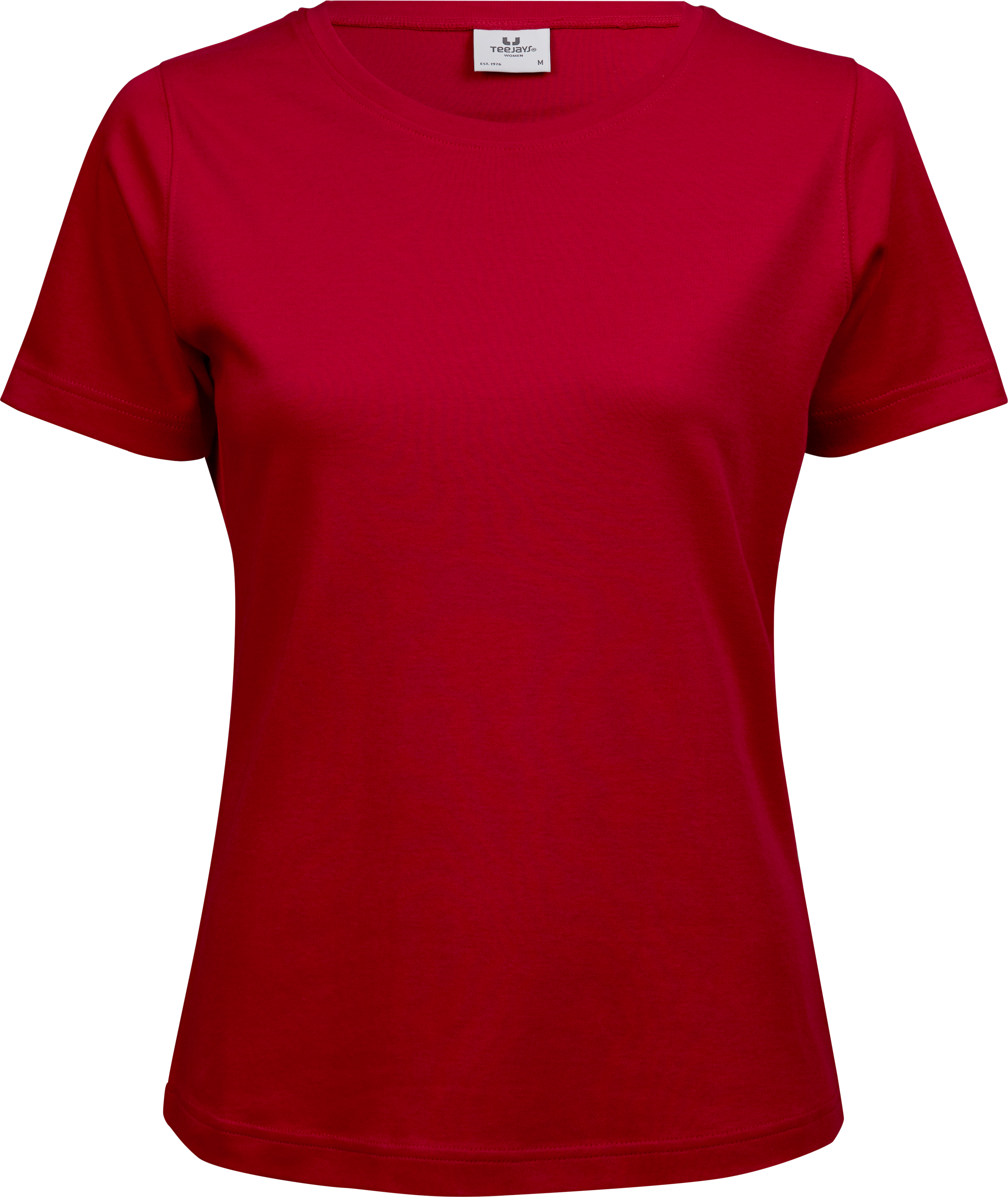 Interlock Tee, t-shirt för damer från Tee Jays i Röd