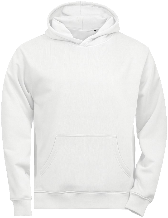 Unlabeled Hoodie, huvtröja för barn från Tee Jays i Vit