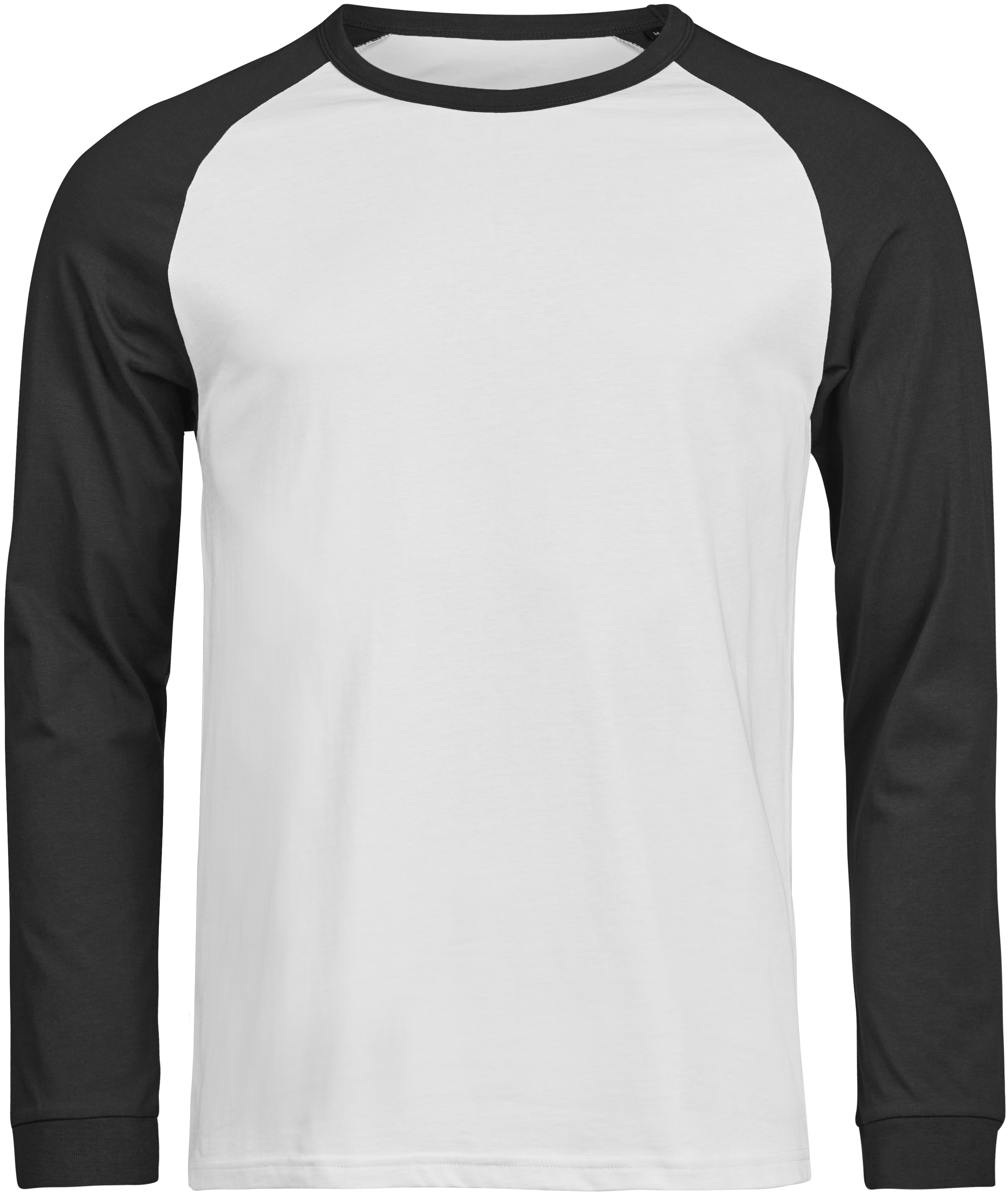 Unlabeled Baseball Tee, t-shirt unisex från Tee Jays i Vit/Svart