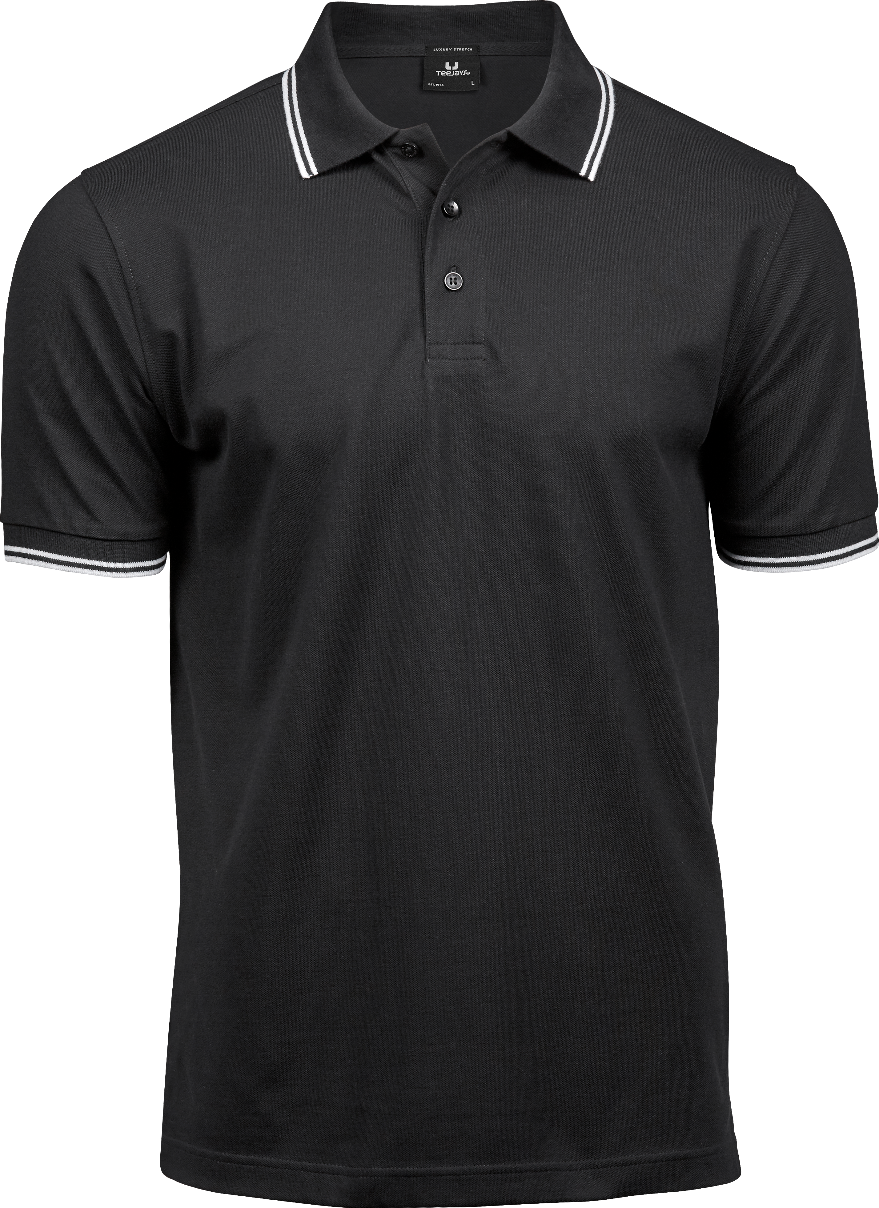 Luxury Stripe Stretch Polo, piké för herrar från Tee Jays