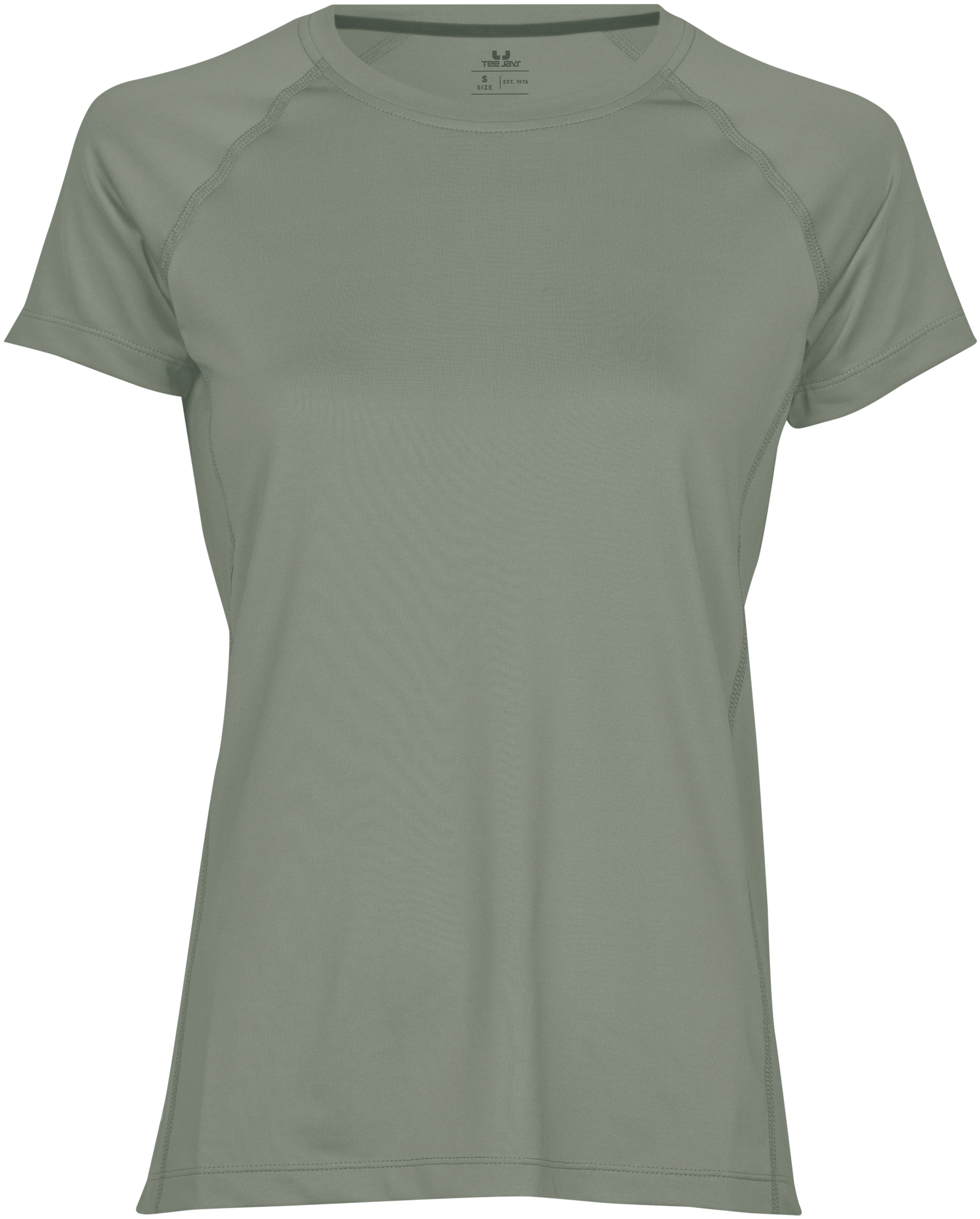 CoolDry Tee, t-shirt för damer från Tee Jays i Salviagrön