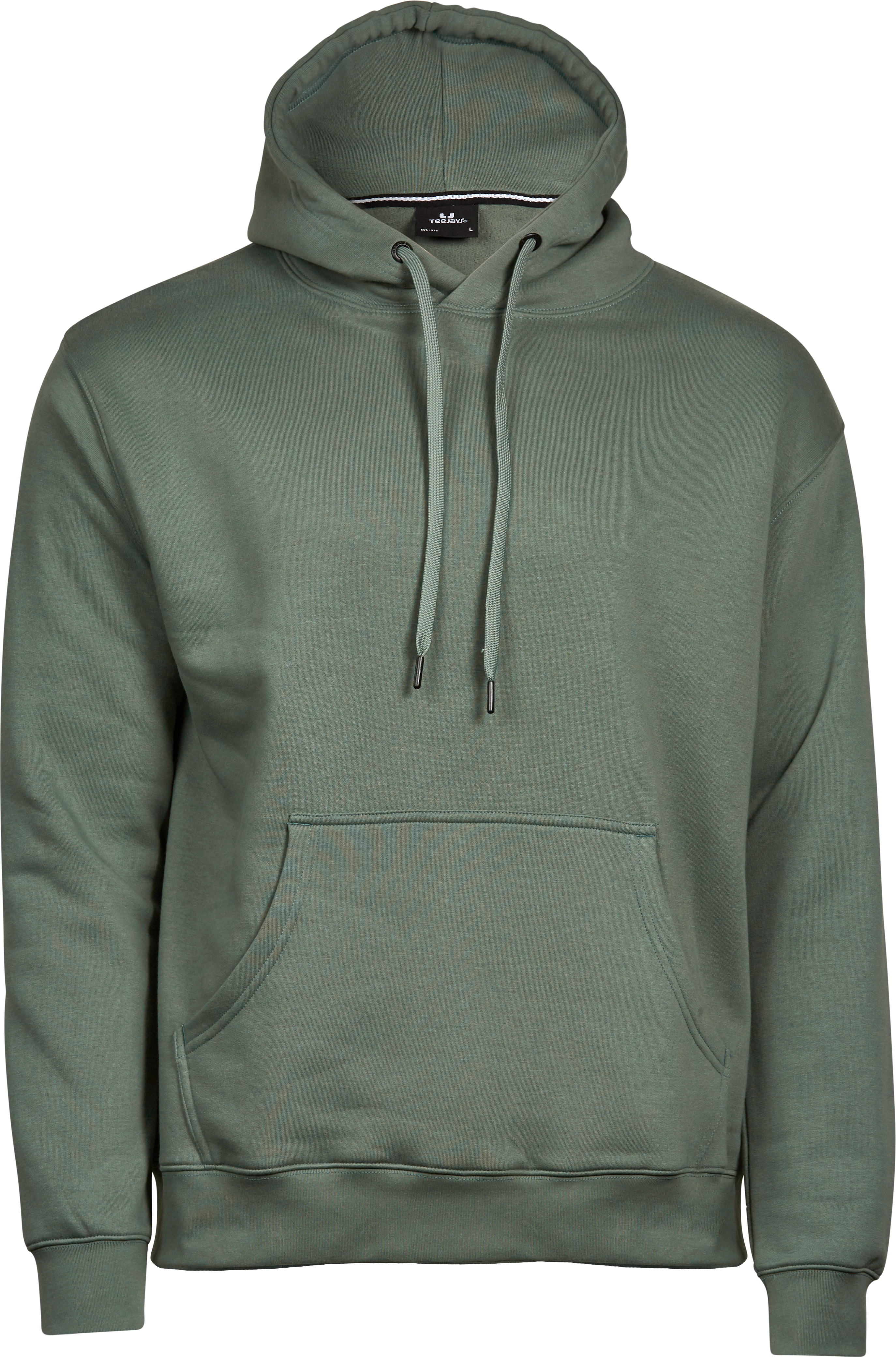 Hooded Sweatshirt, huvtröja för herrar från Tee Jays i Lövgrön