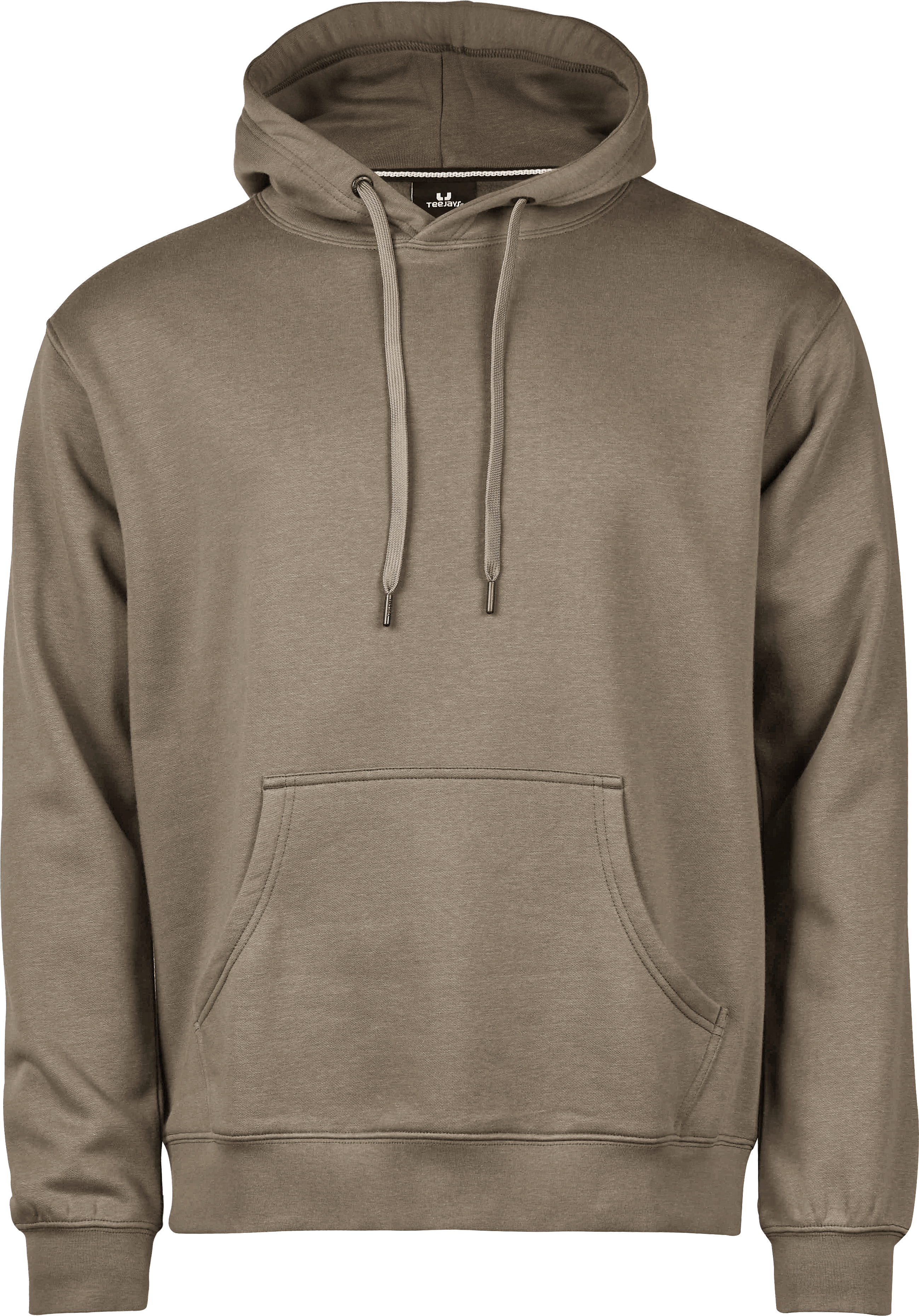 Hooded Sweatshirt, huvtröja för herrar från Tee Jays i Lergrå