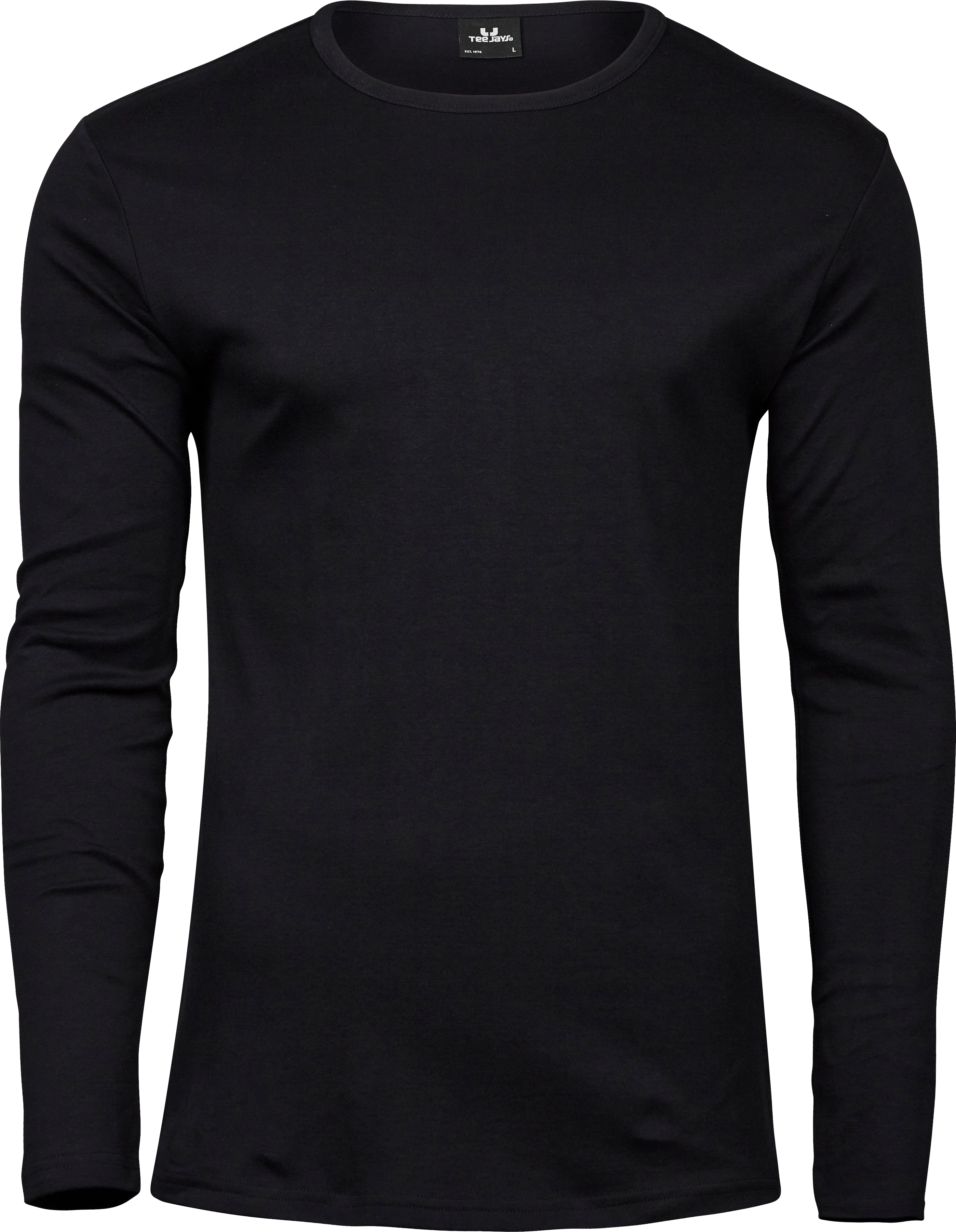 Long Sleeve Interlock Tee, långärmad t-shirt för herrar från Tee Jays