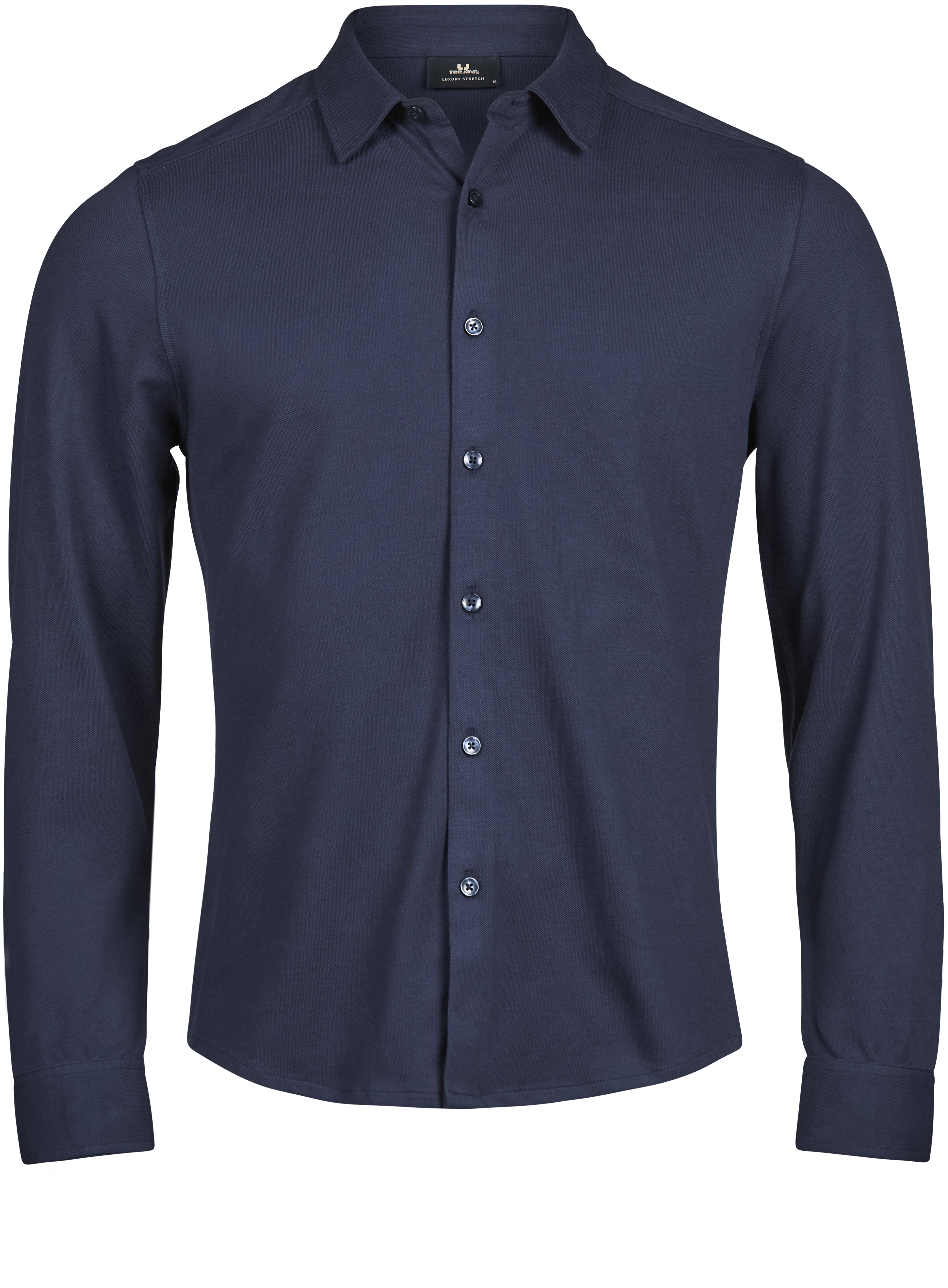 Luxury Stretch Shirt, skjorta för herrar från Tee Jays i Marinblå