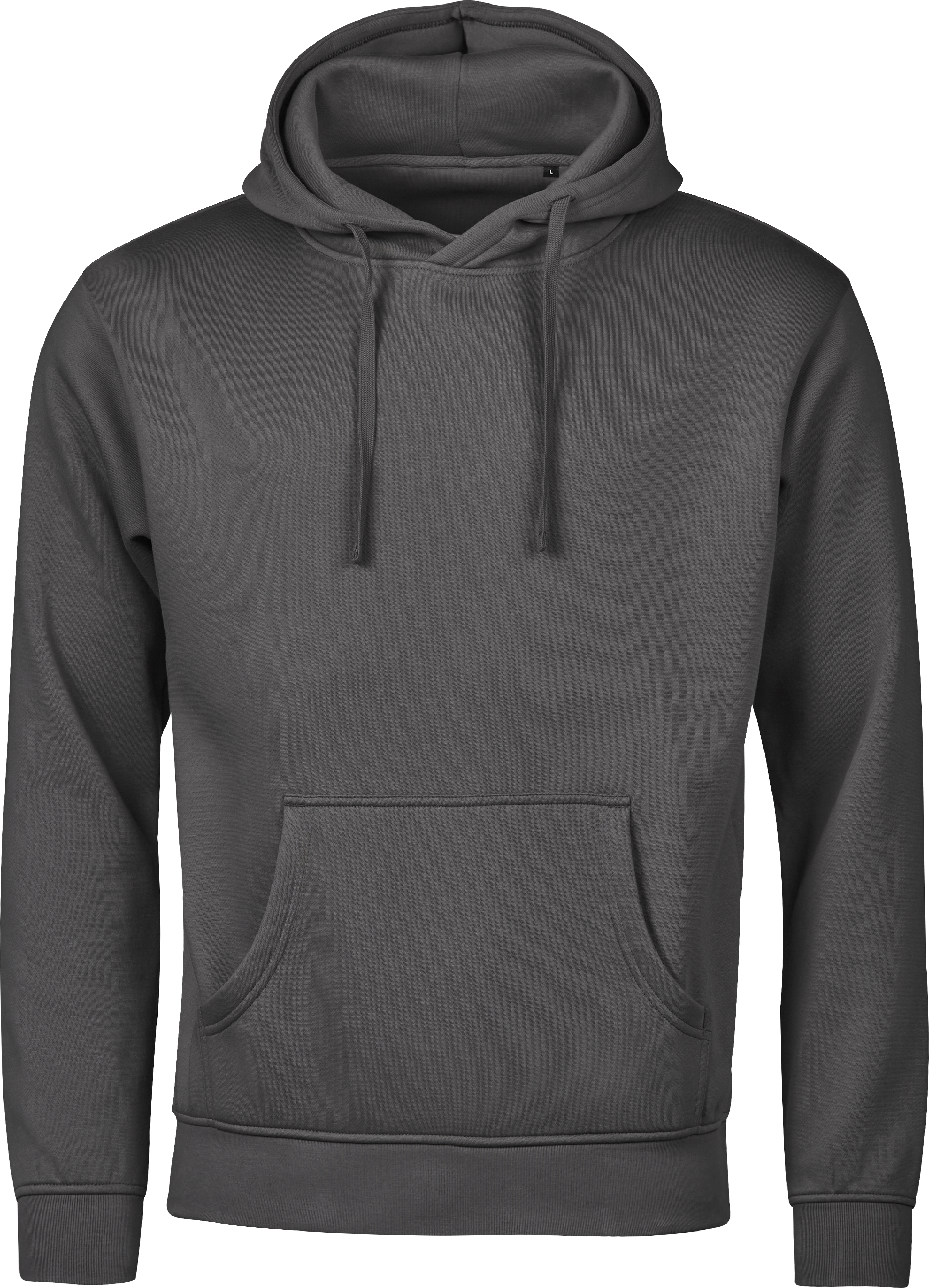 Unlabeled Hoodie, huvtröja unisex från Tee Jays i Mörkgrå
