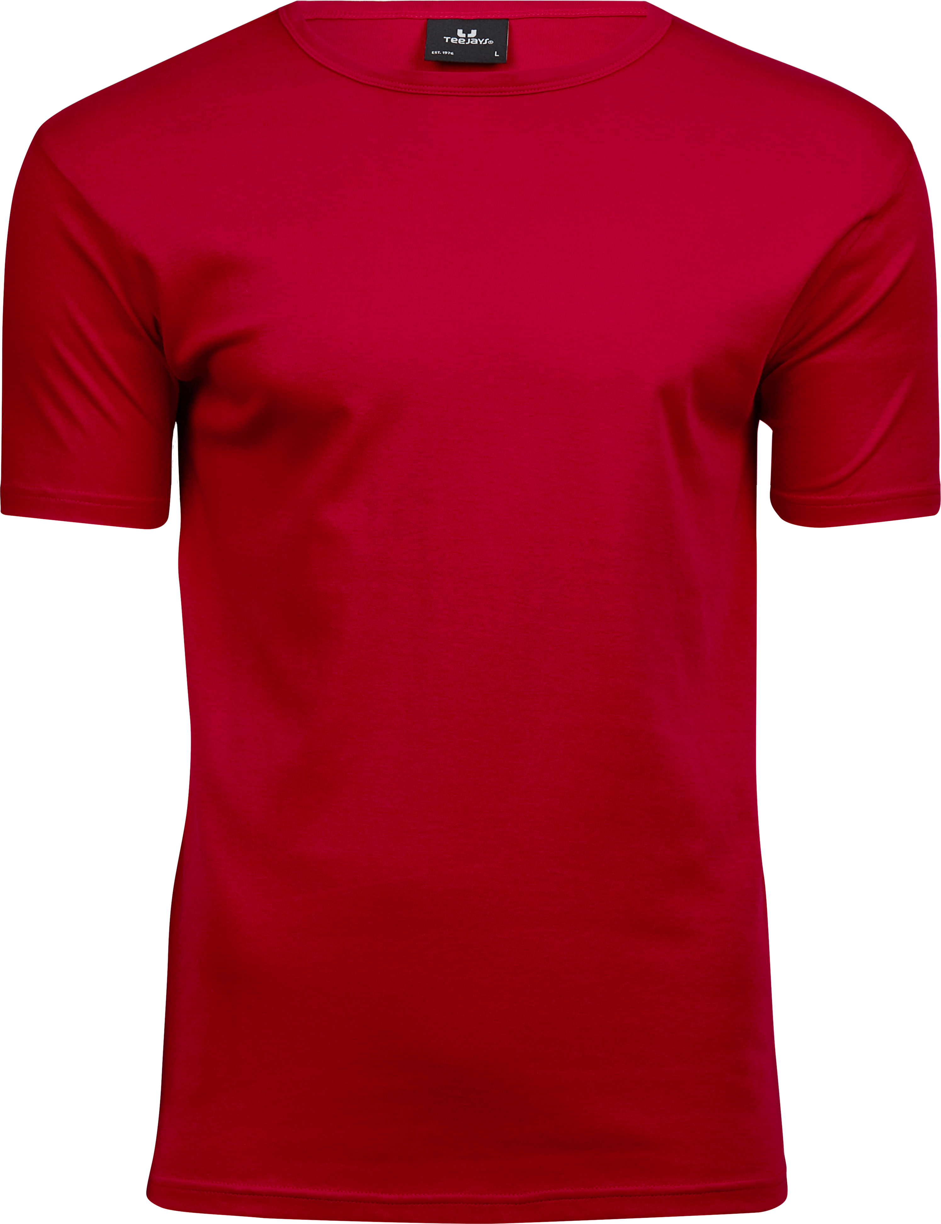 Interlock Tee, t-shirt för herrar från Tee Jays i Röd