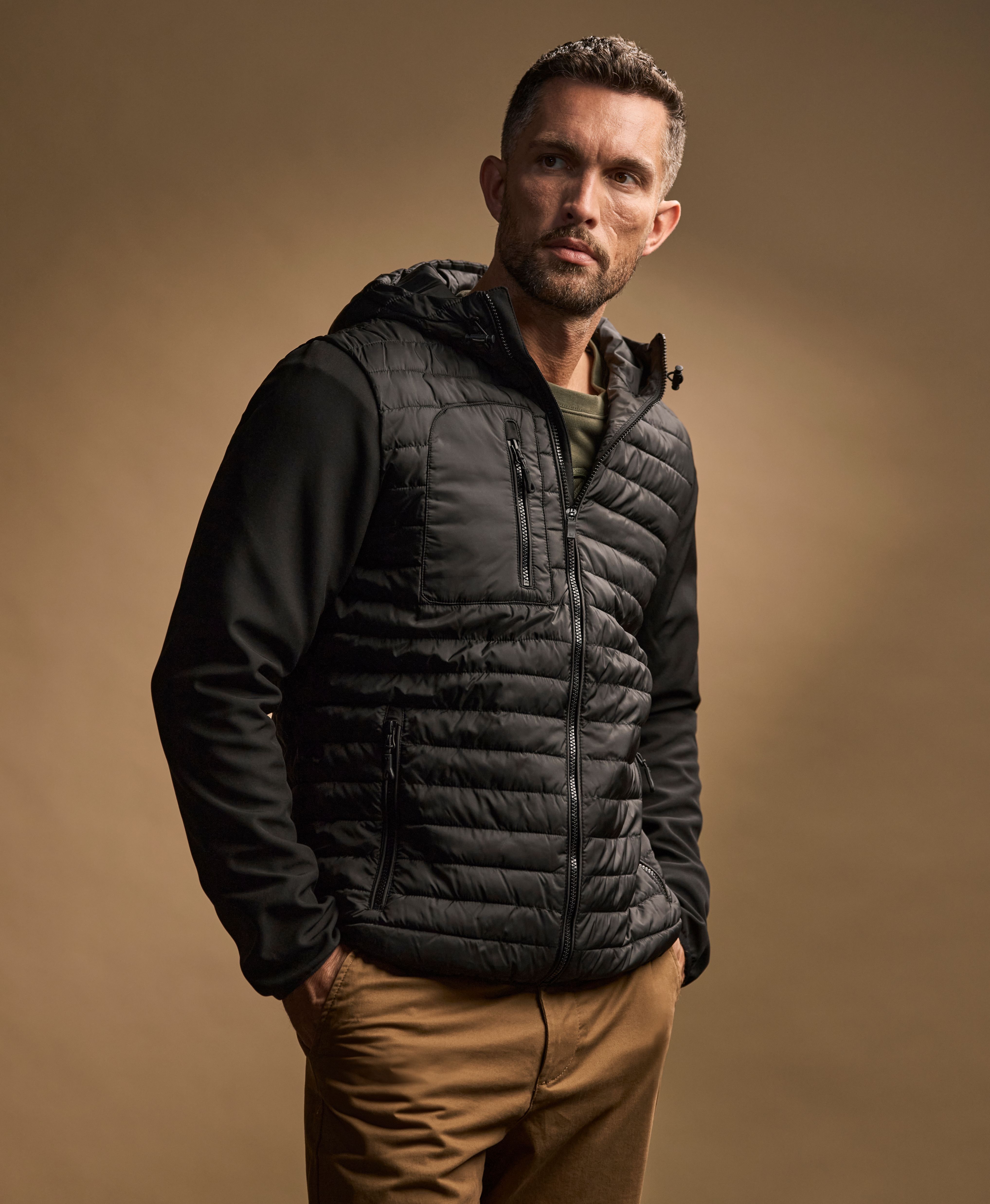 Tee Jays 9628 Hooded Crossover Jacket