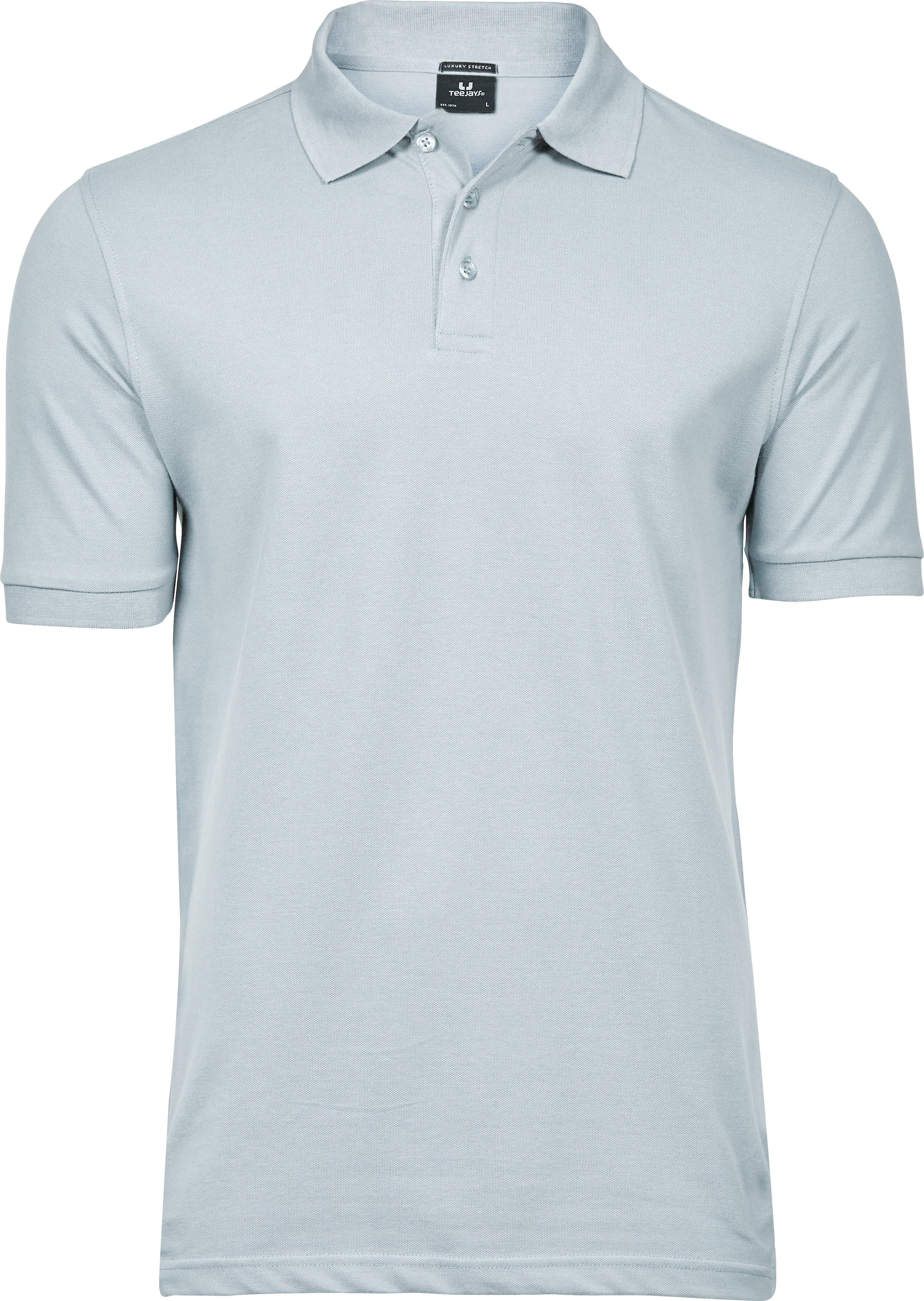 Luxury Stretch Polo, piké för herrar från Tee Jays i Isblå
