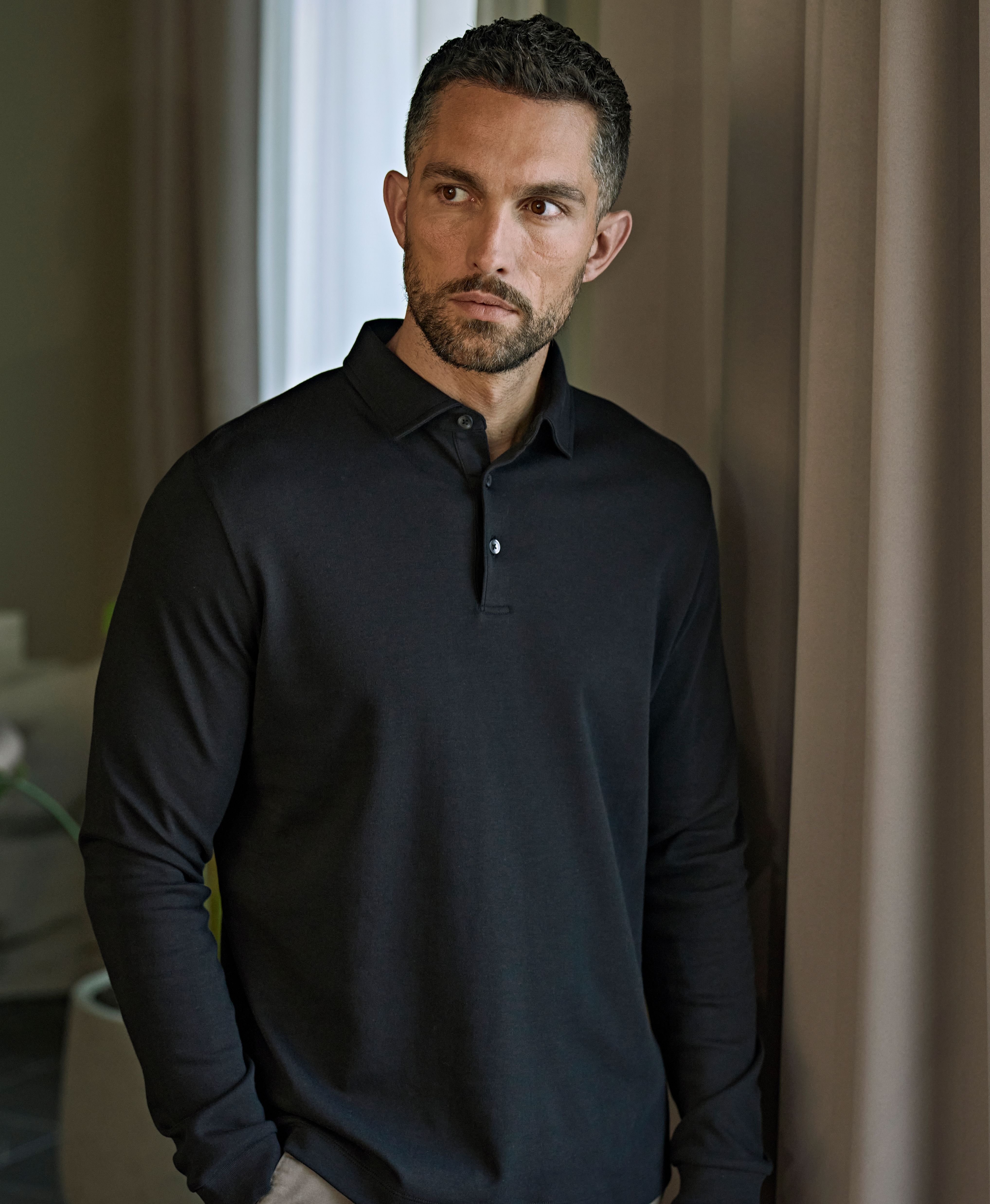 Tee Jays 1442 Pima Cotton Long Sleeve Polo