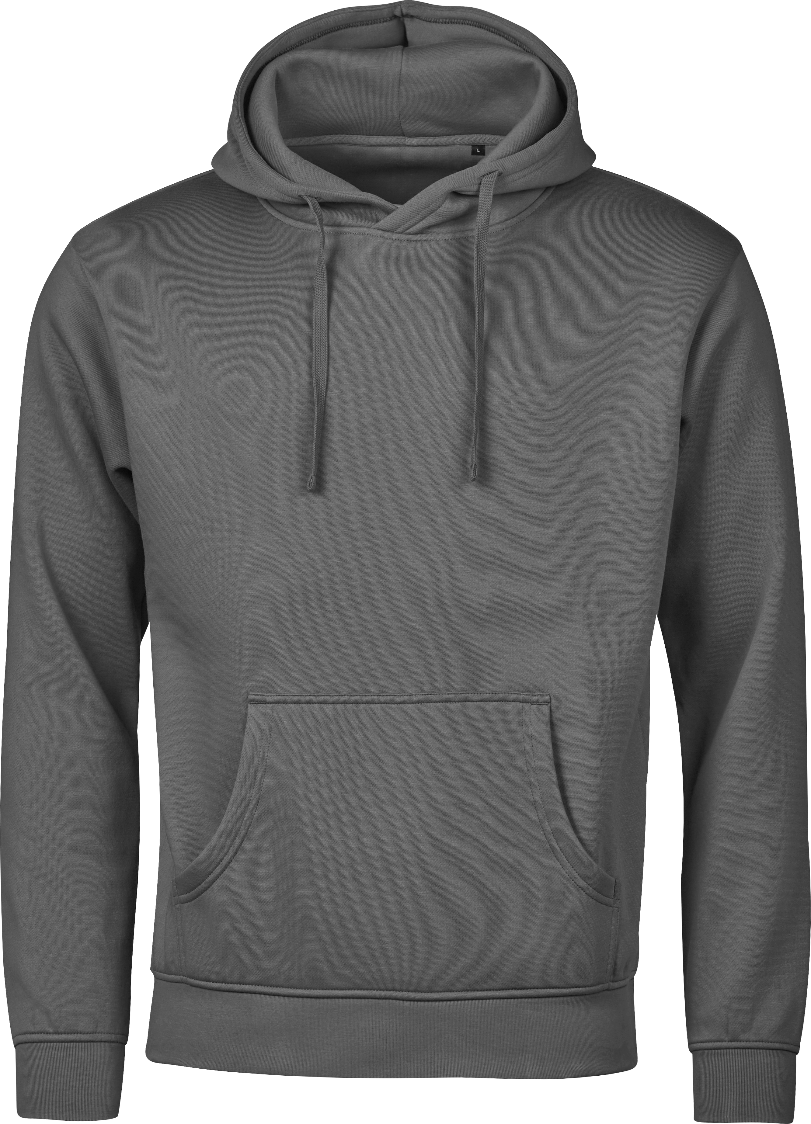 Unlabeled Hoodie, huvtröja unisex från Tee Jays i Pudergrå