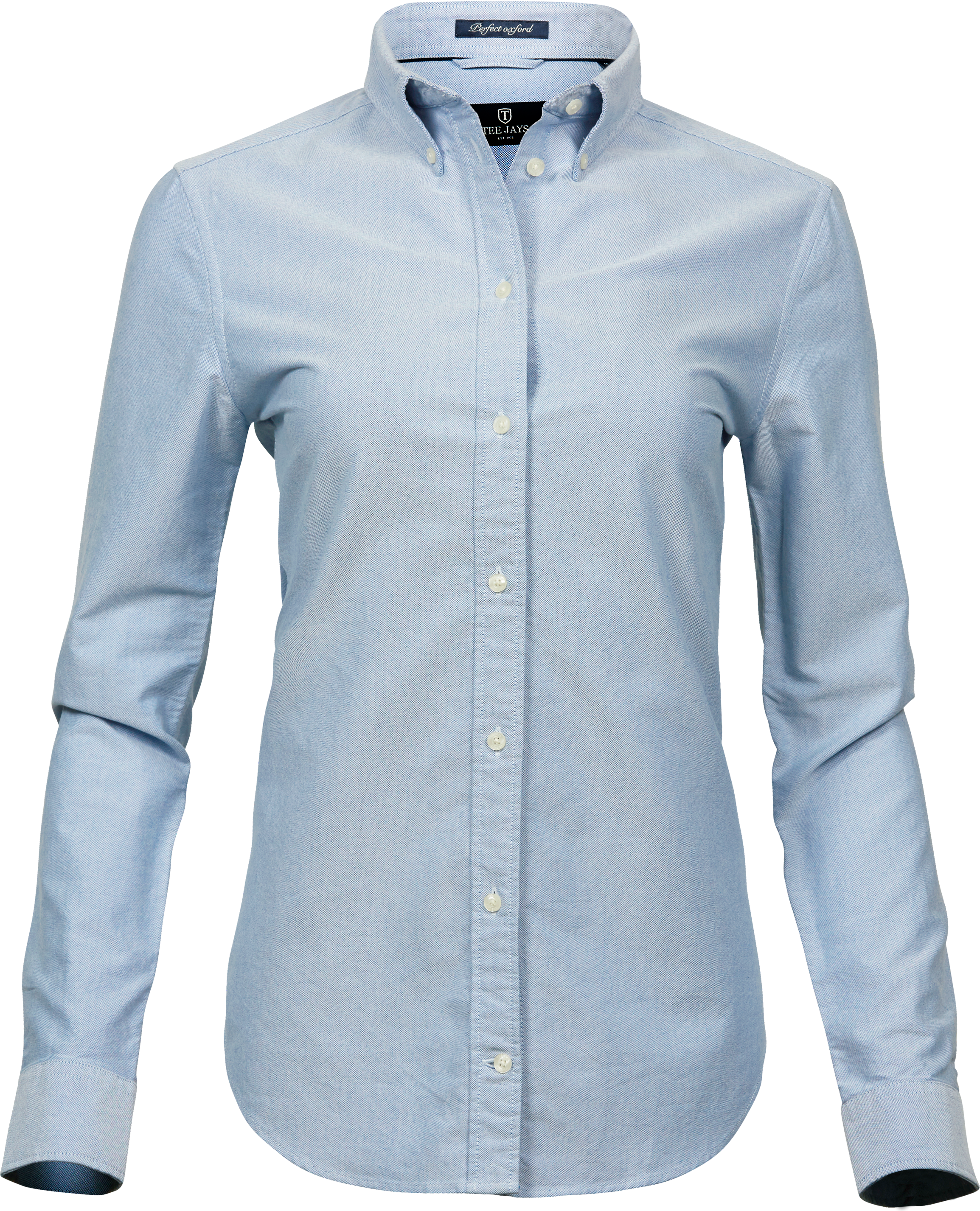 Perfect Oxford Shirt, skjorta för damer från Tee Jays i Ljusblå