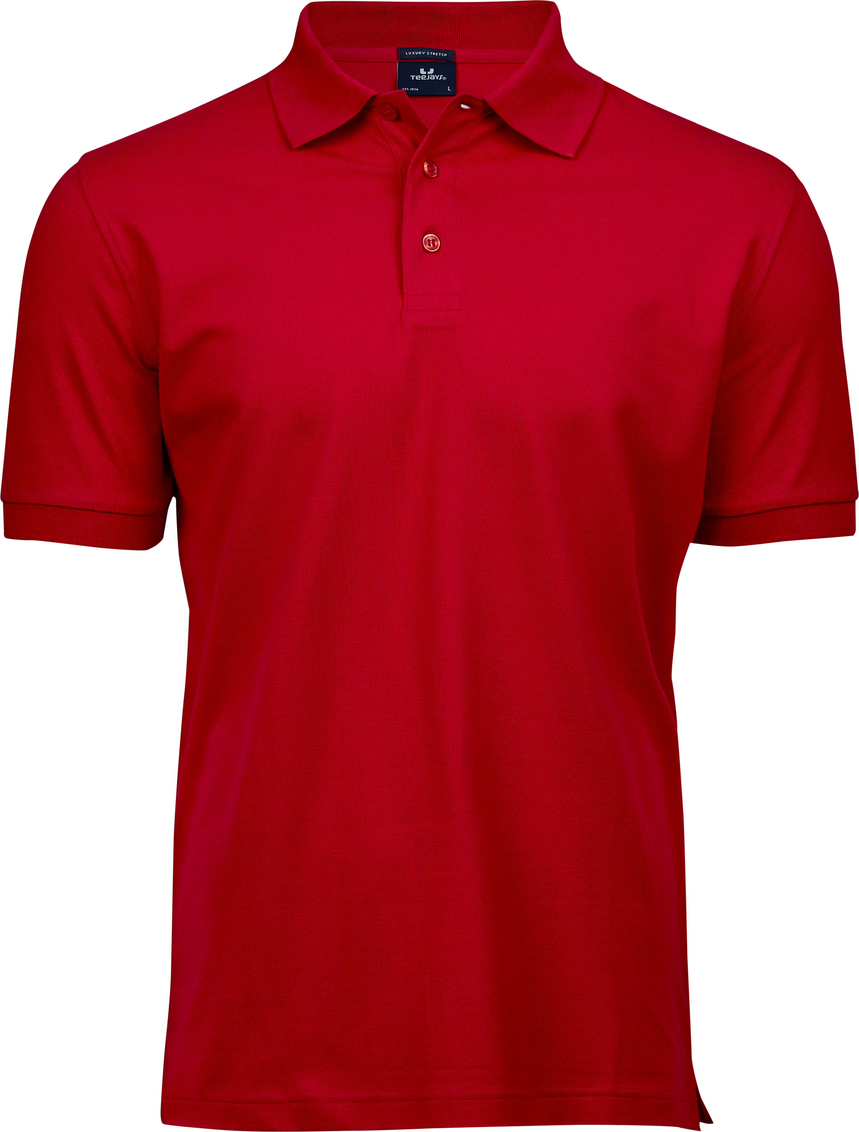 Luxury Stretch Polo, piké för herrar från Tee Jays i Röd