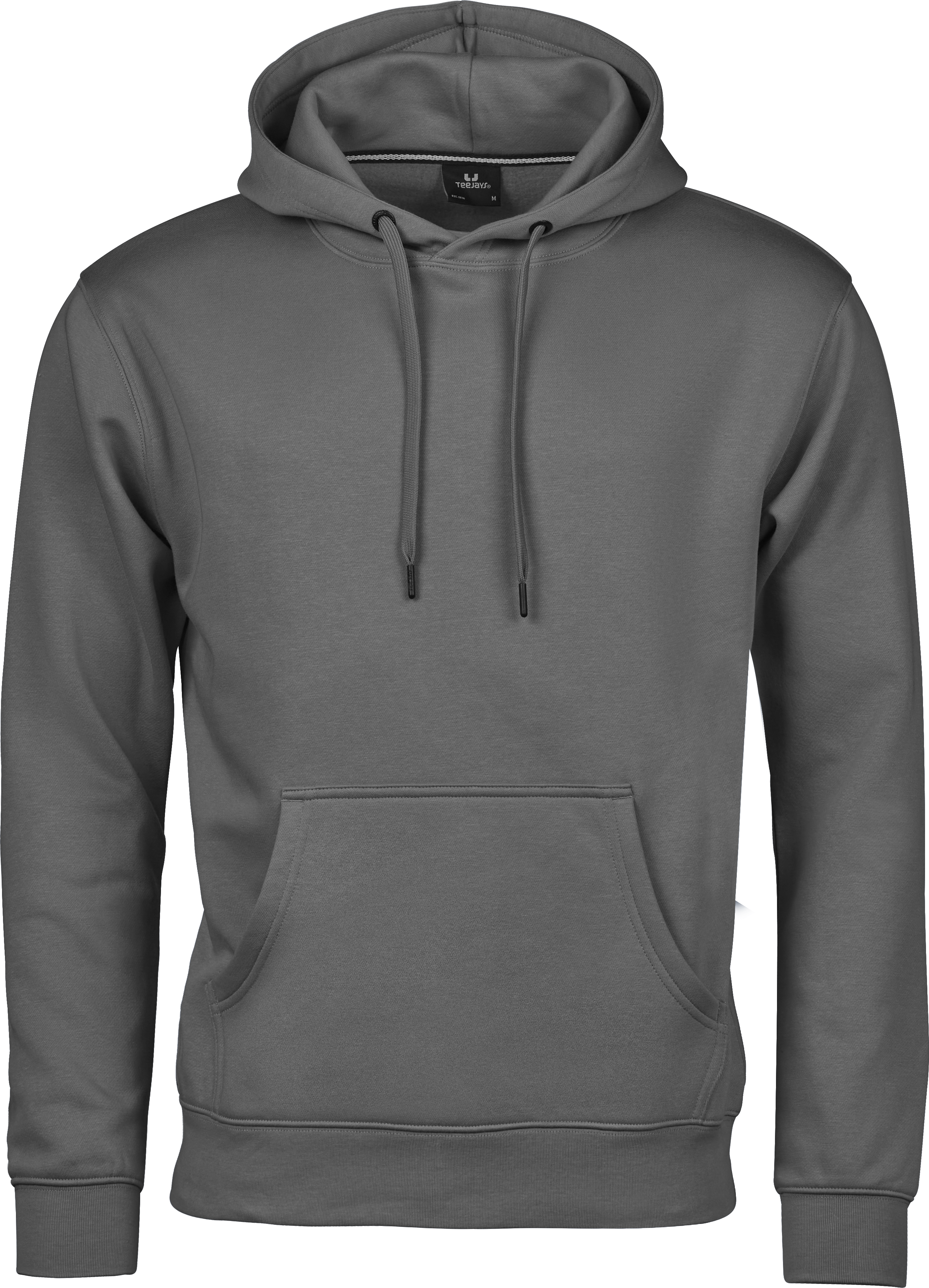 Hooded Sweatshirt, huvtröja för herrar från Tee Jays i Pudergrå