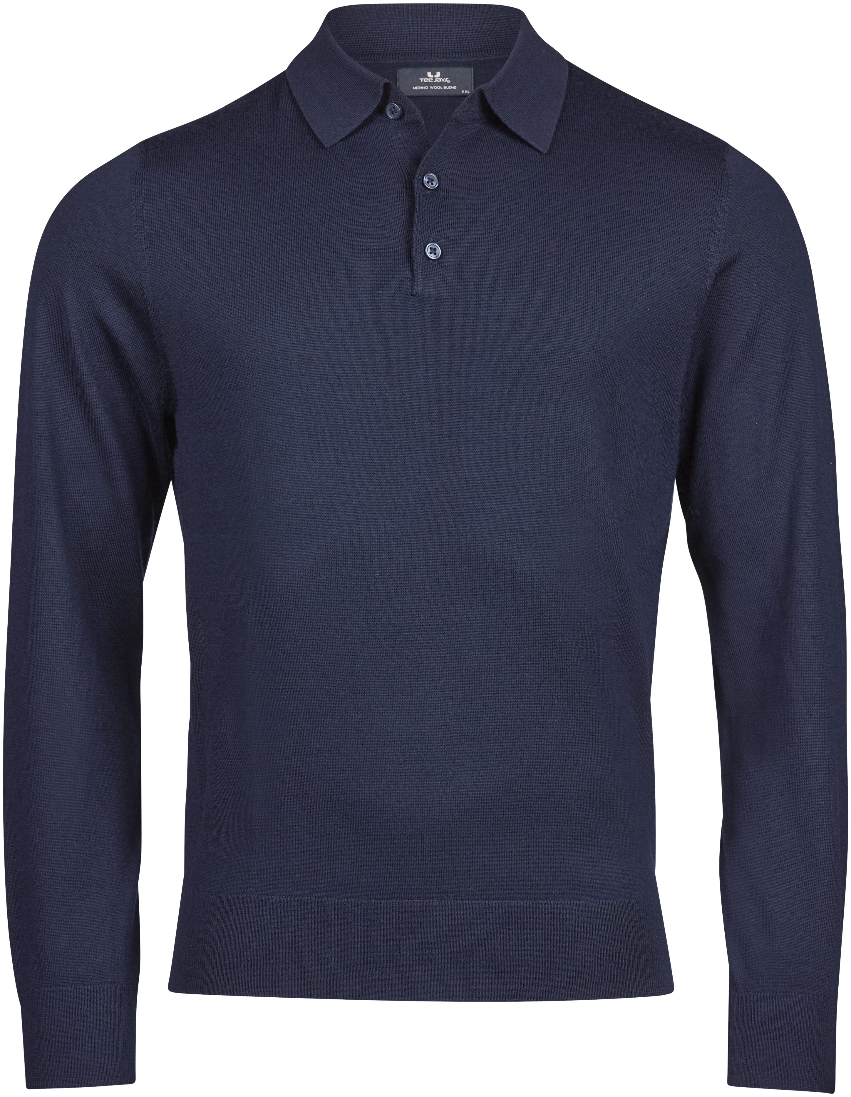 Polo Knit, piké för herrar från Tee Jays i Marinblå