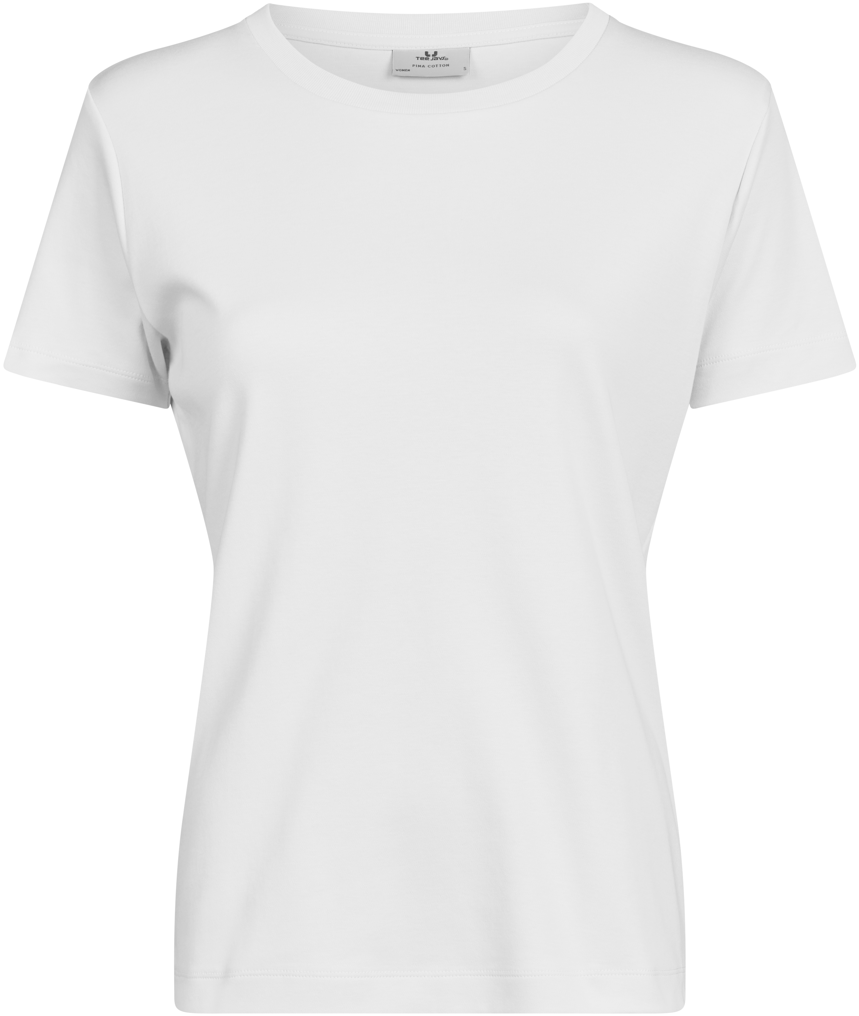 Pima Cotton Tee, t-shirt för damer från Tee Jays i Vit