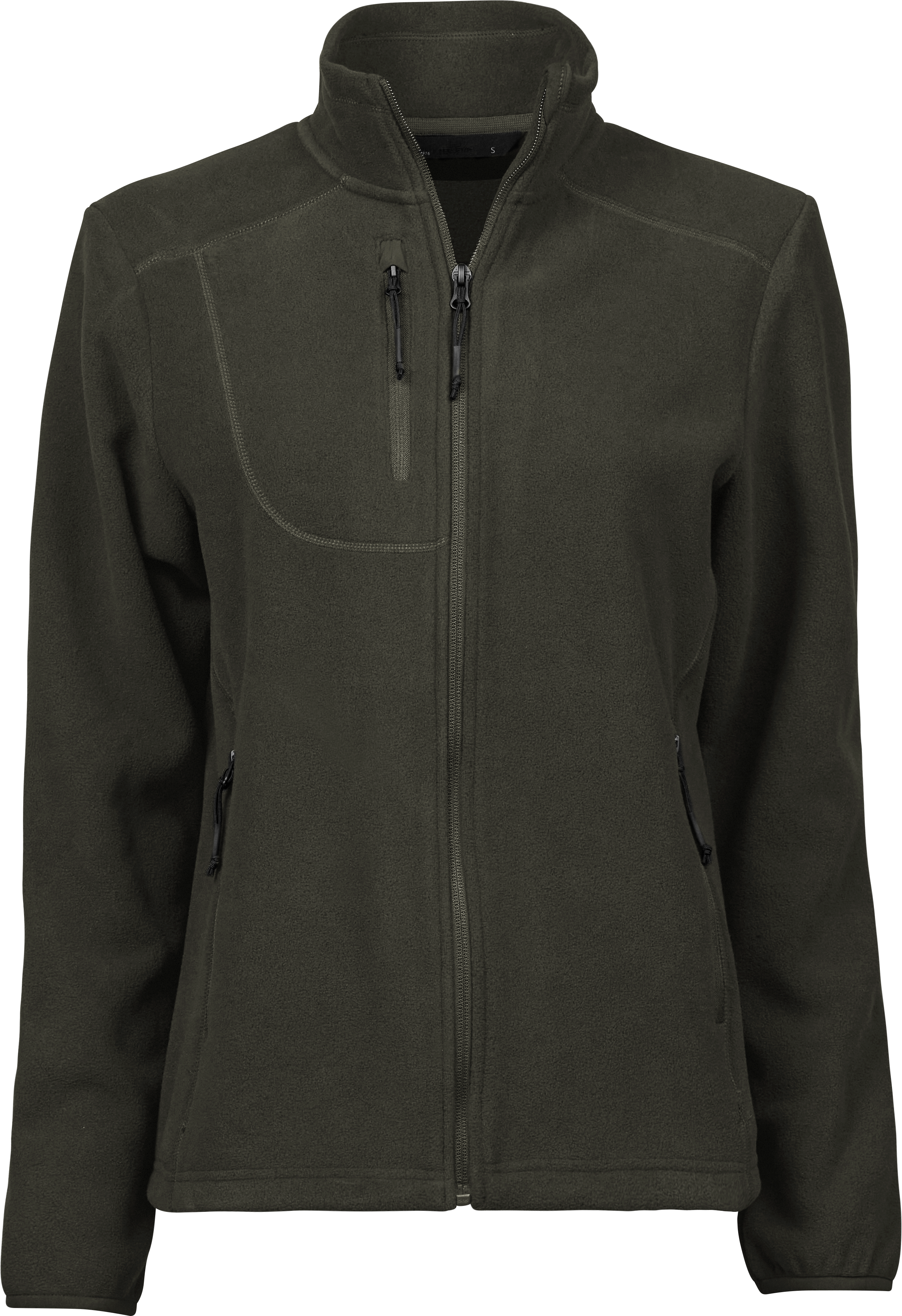 Trail Fleece Jacket, fleecejacka för damer från Tee Jays i Jaktgrön