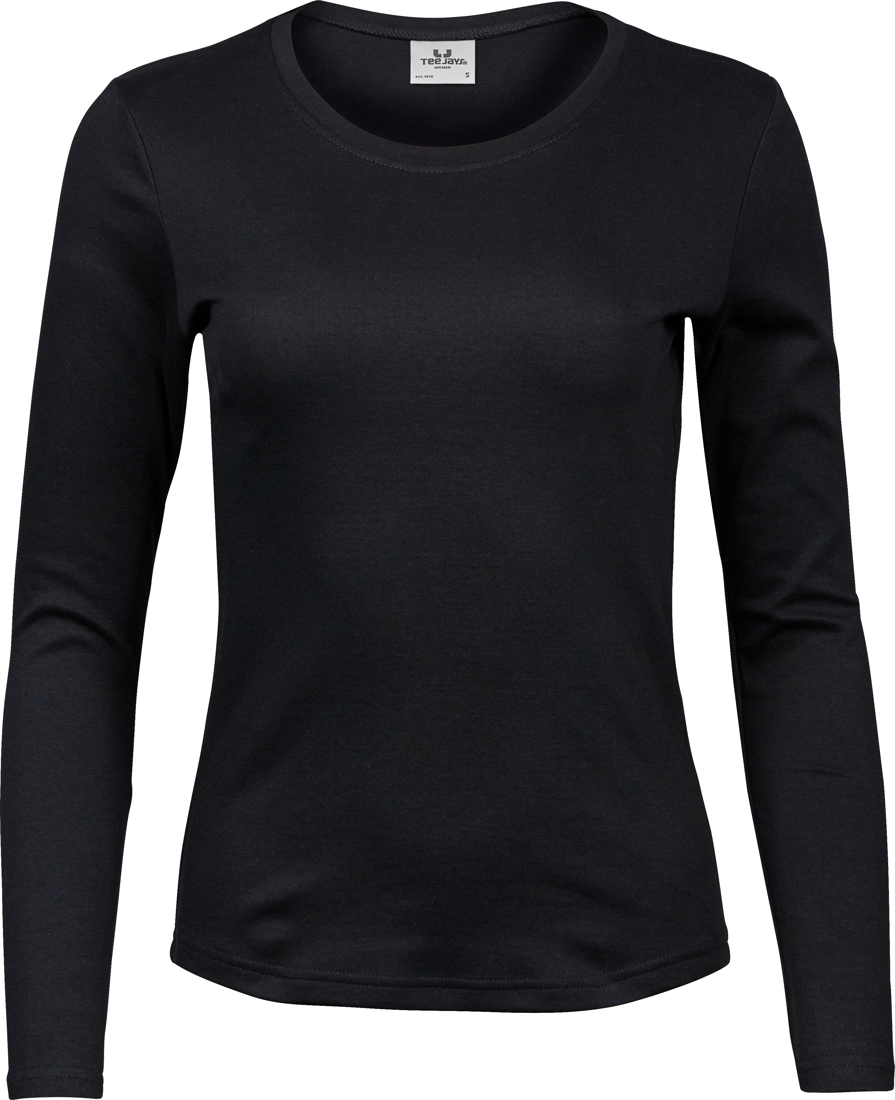 Long Sleeve Interlock Tee, långärmad t-shirt för damer från Tee Jays