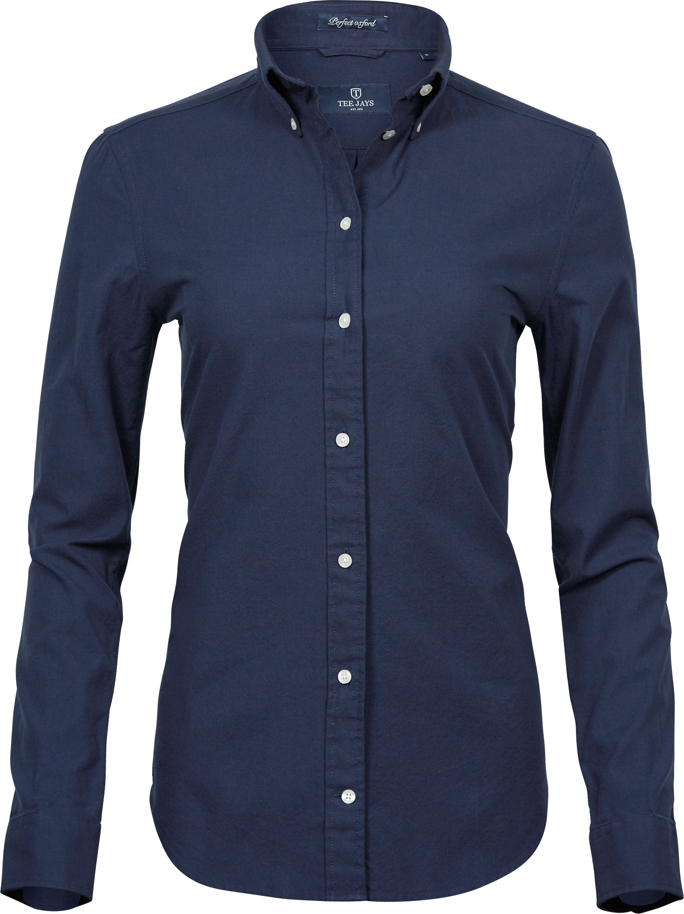 Perfect Oxford Shirt, skjorta för damer från Tee Jays i Marinblå