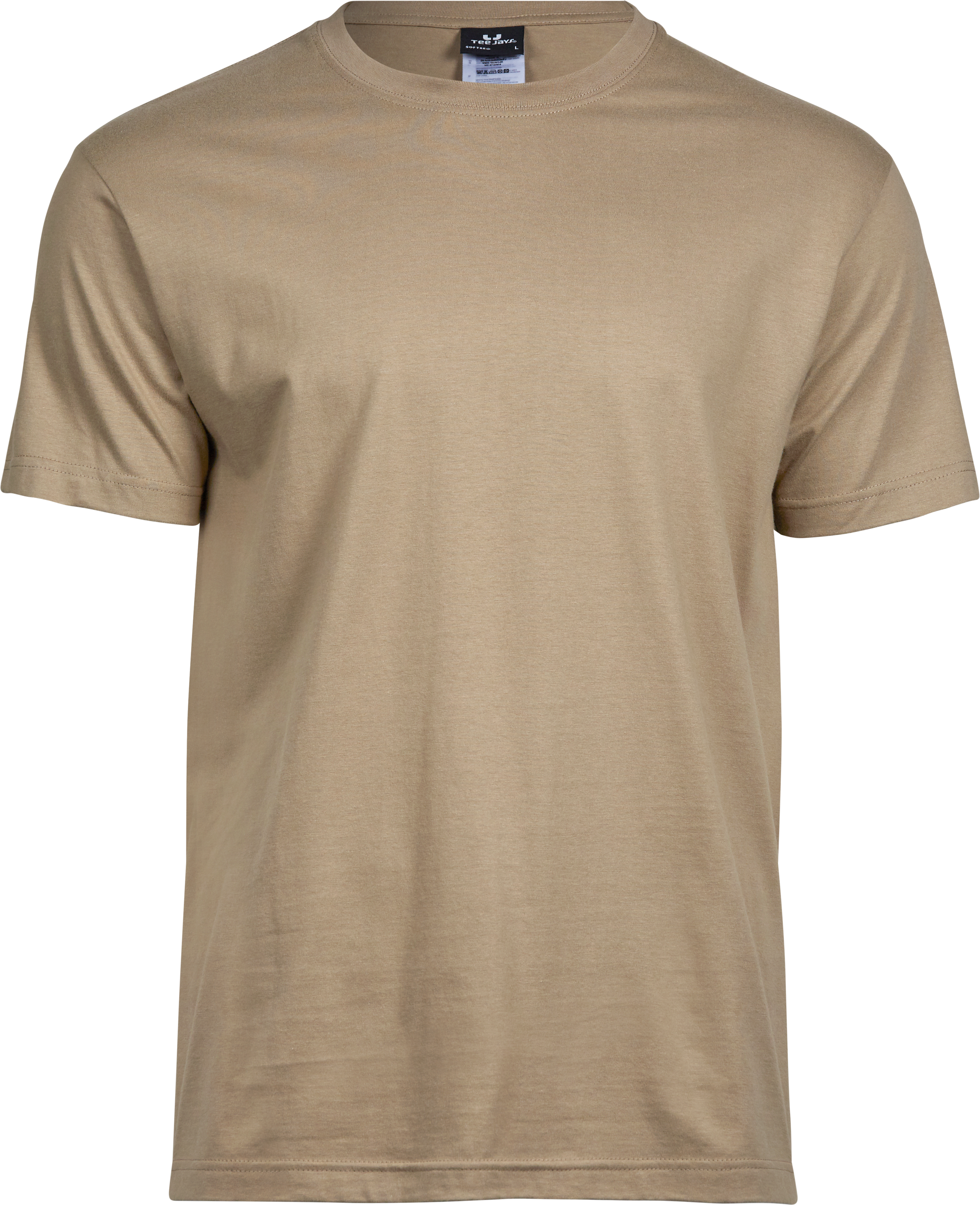 Sof Tee, t-shirt för herrar från Tee Jays i Kitt
