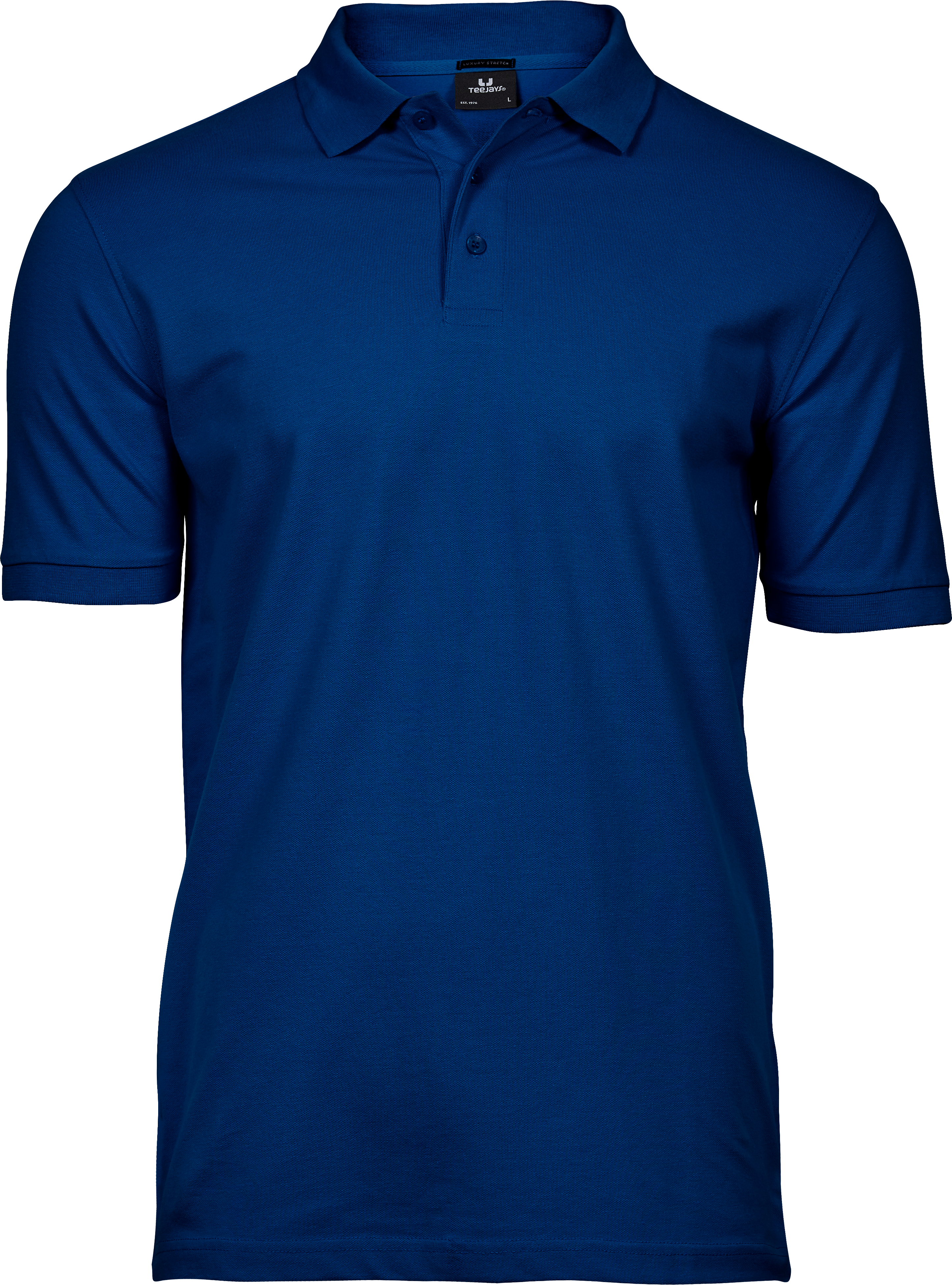 Luxury Stretch Polo, piké för herrar från Tee Jays i Indigoblå