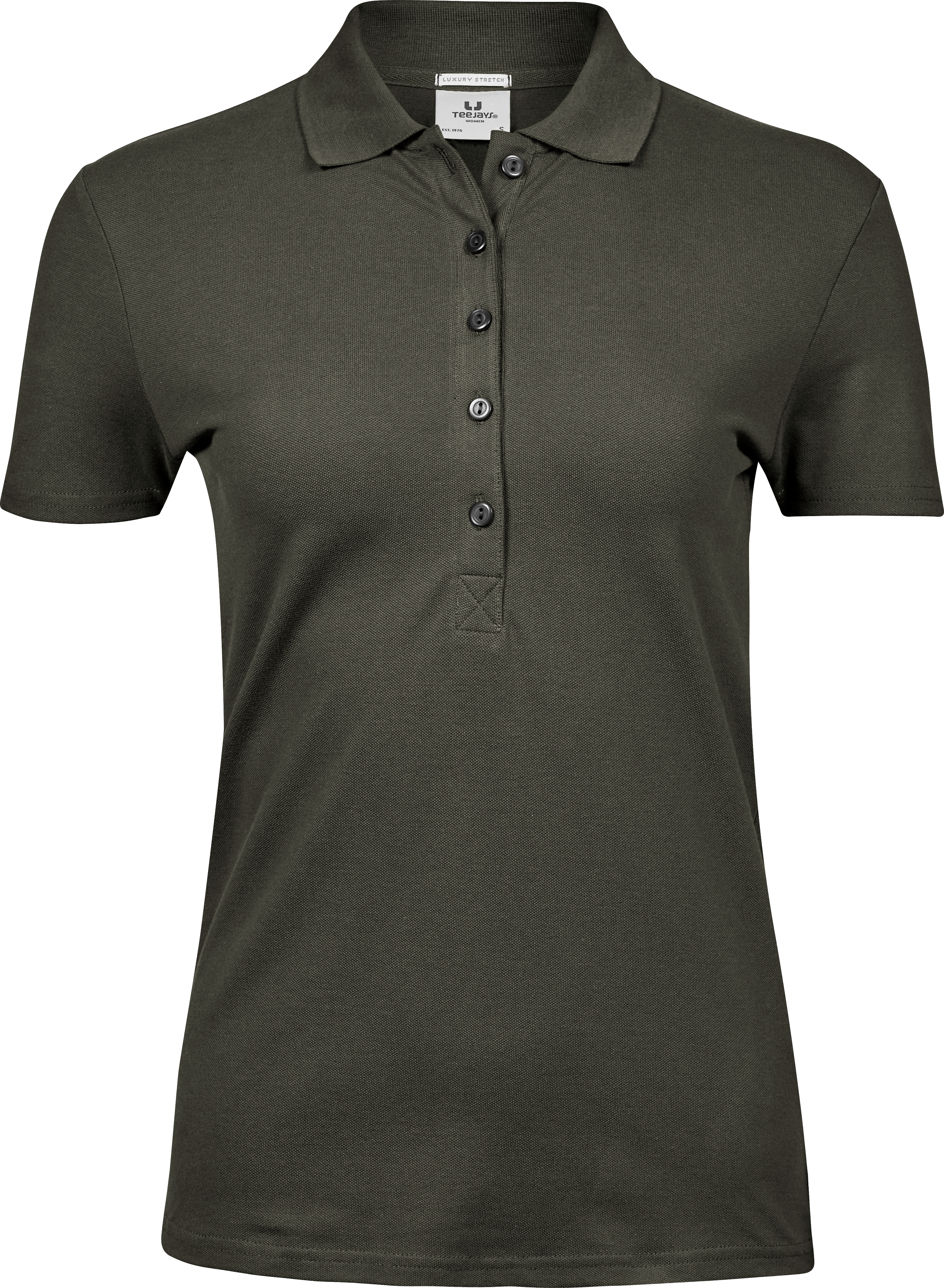 Luxury Stretch Polo, piké för damer från Tee Jays i Djupgrön