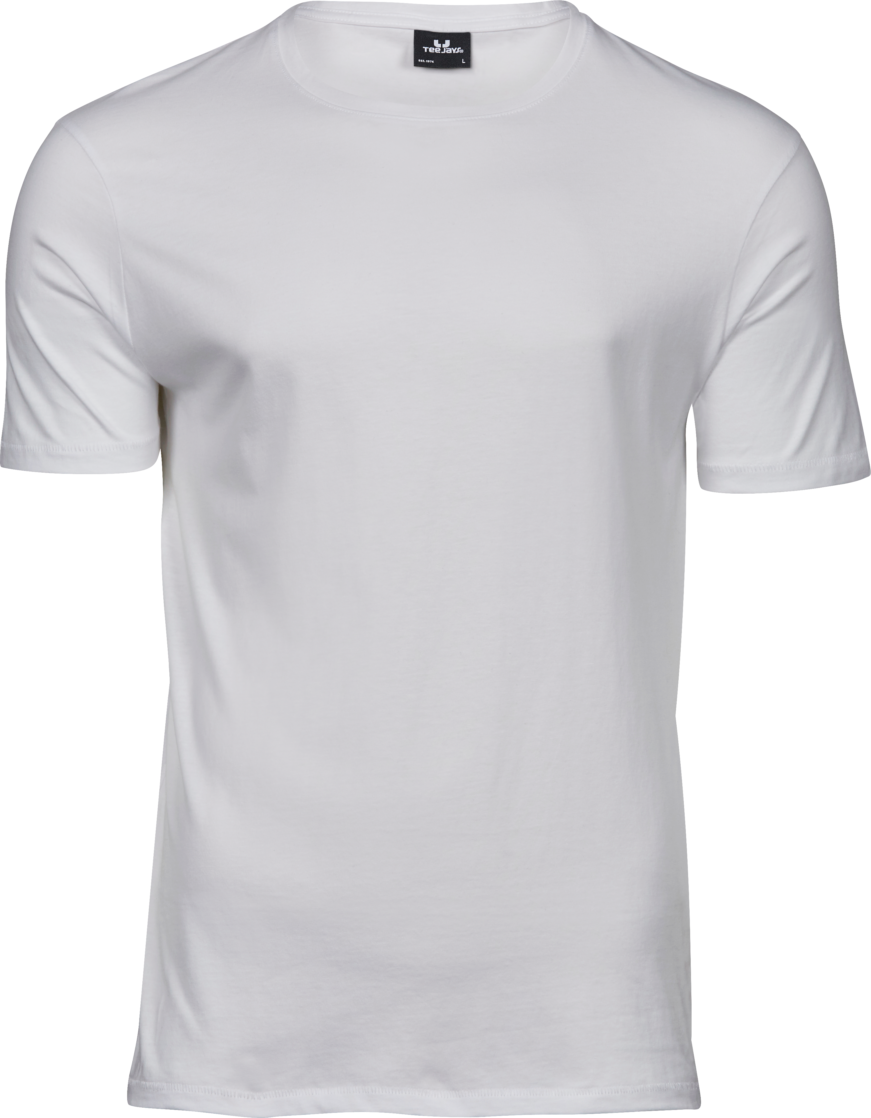 Luxury Tee, t-shirt för herrar från Tee Jays i Vit