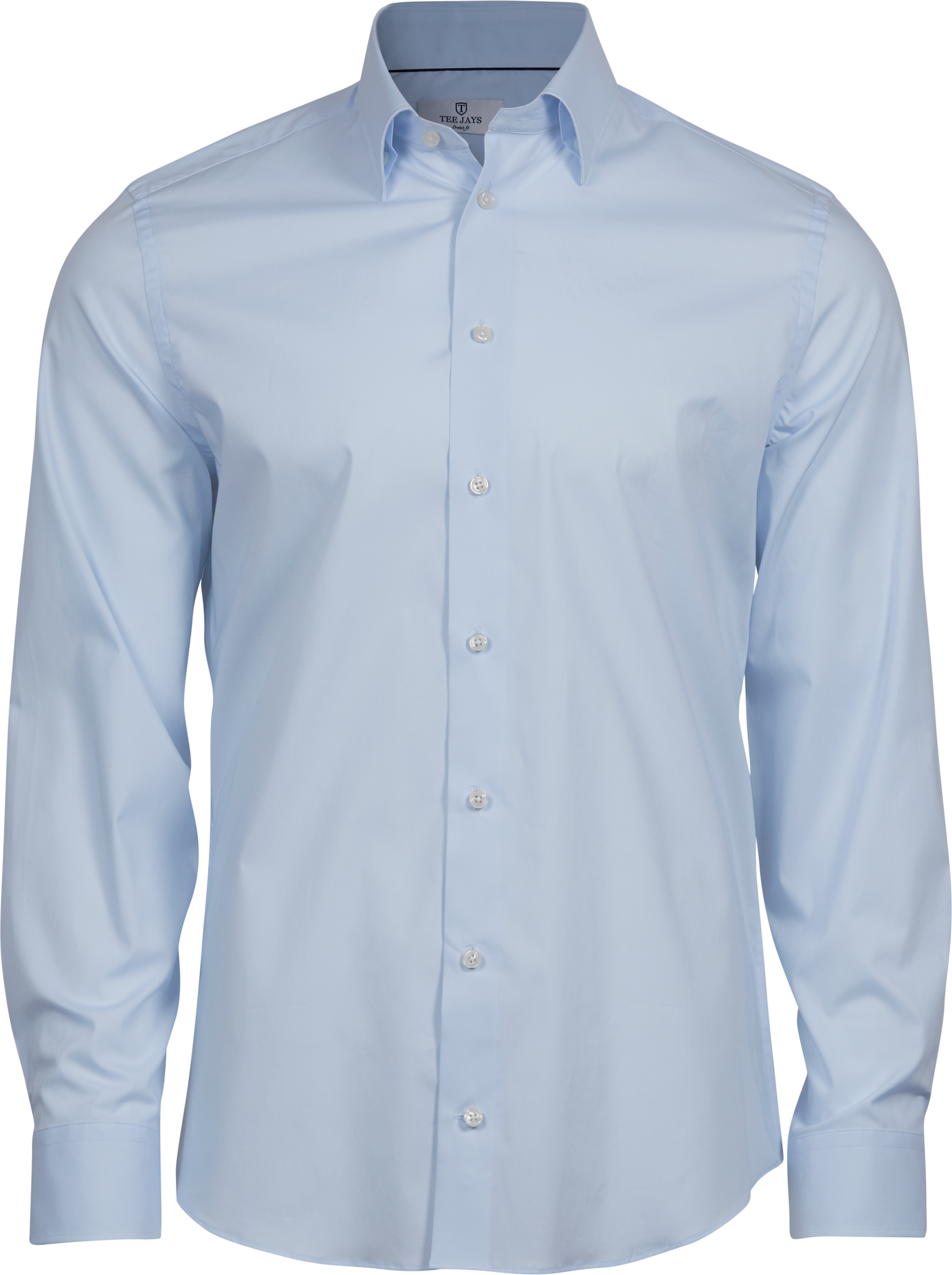 Stretch Luxury Shirt, skjorta för herrar från Tee Jays i Ljusblå