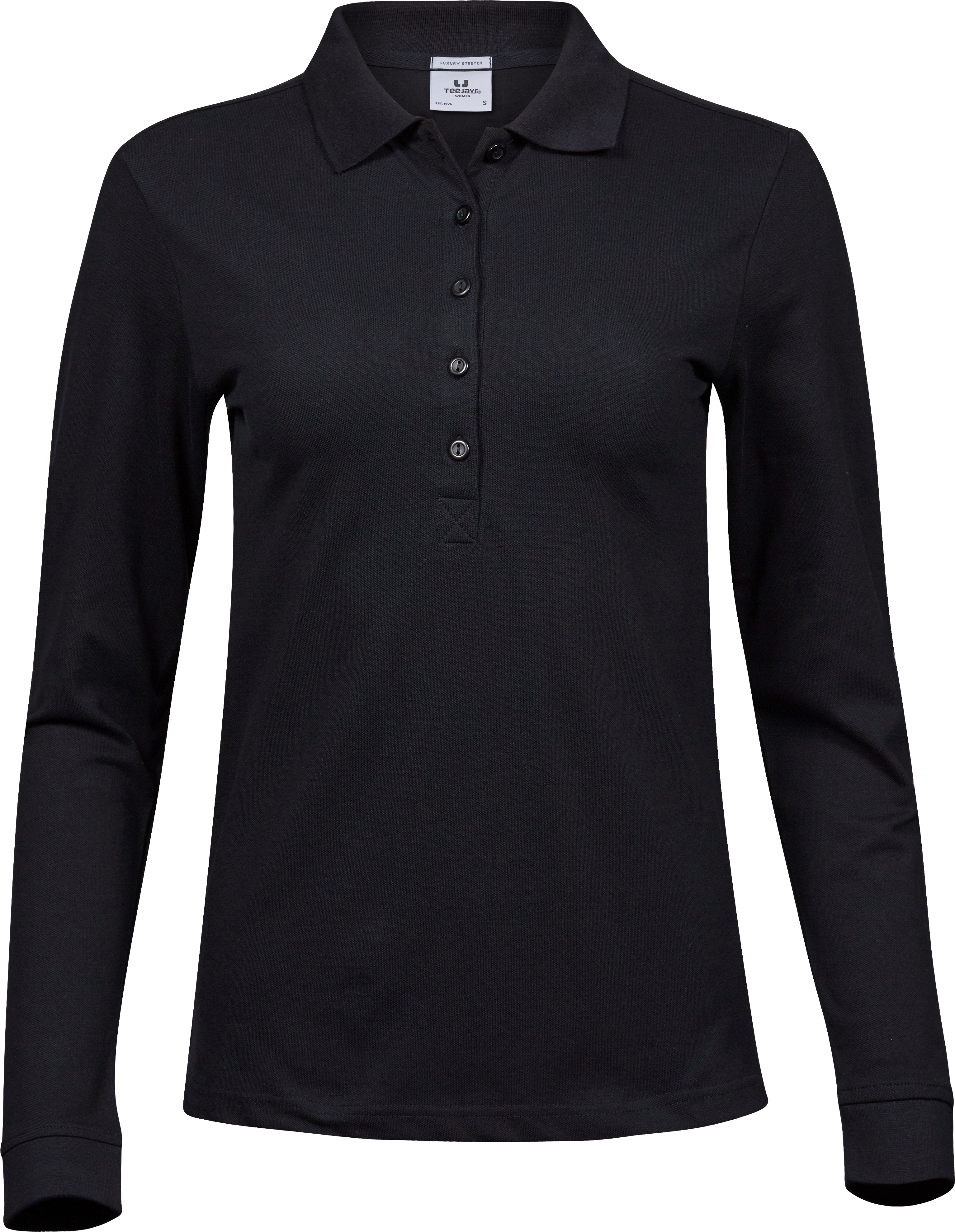 Luxury Stretch Long Sleeve Polo, piké för damer från Tee Jays