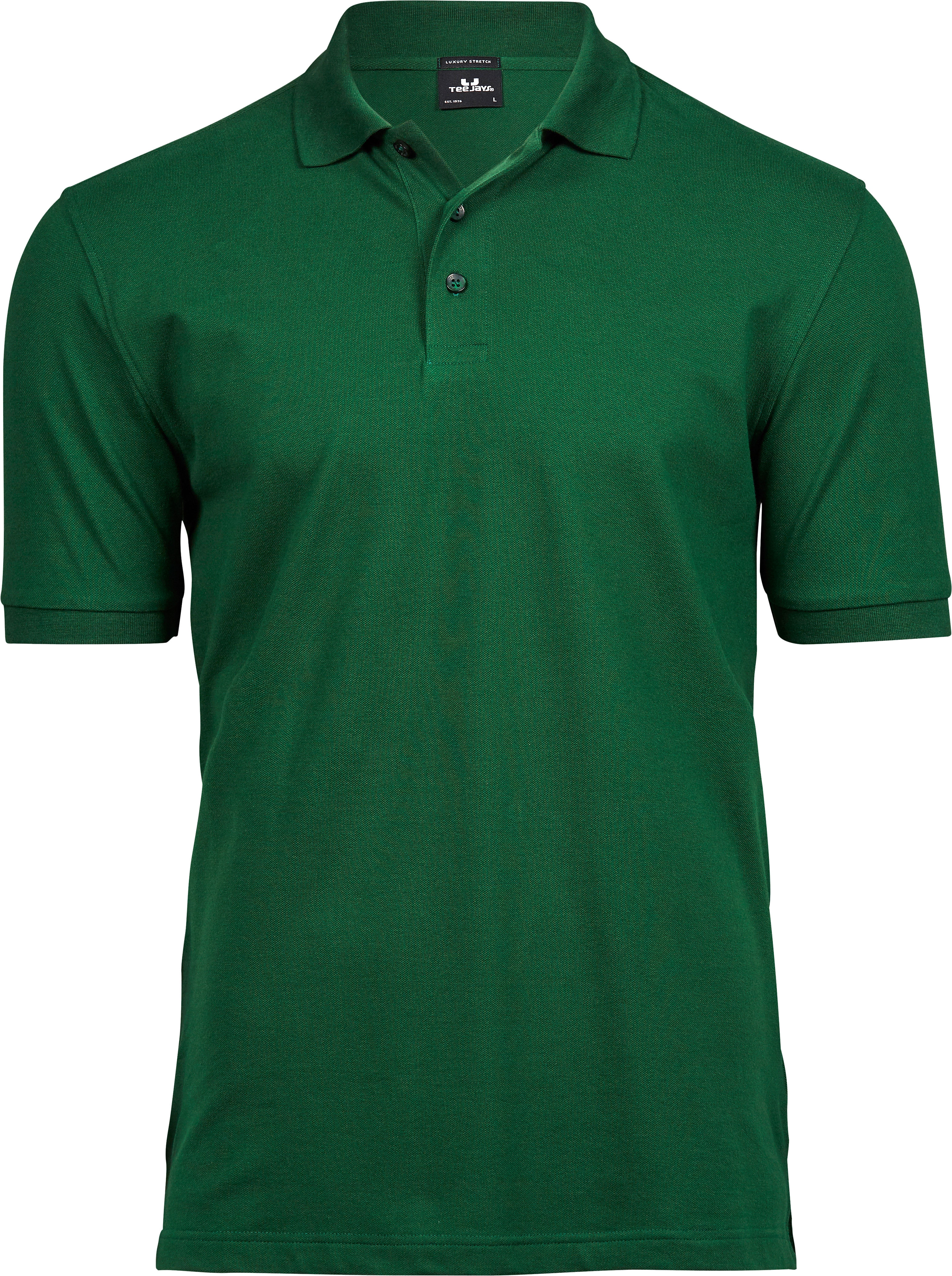Luxury Stretch Polo, piké för herrar från Tee Jays i Skogsgrön