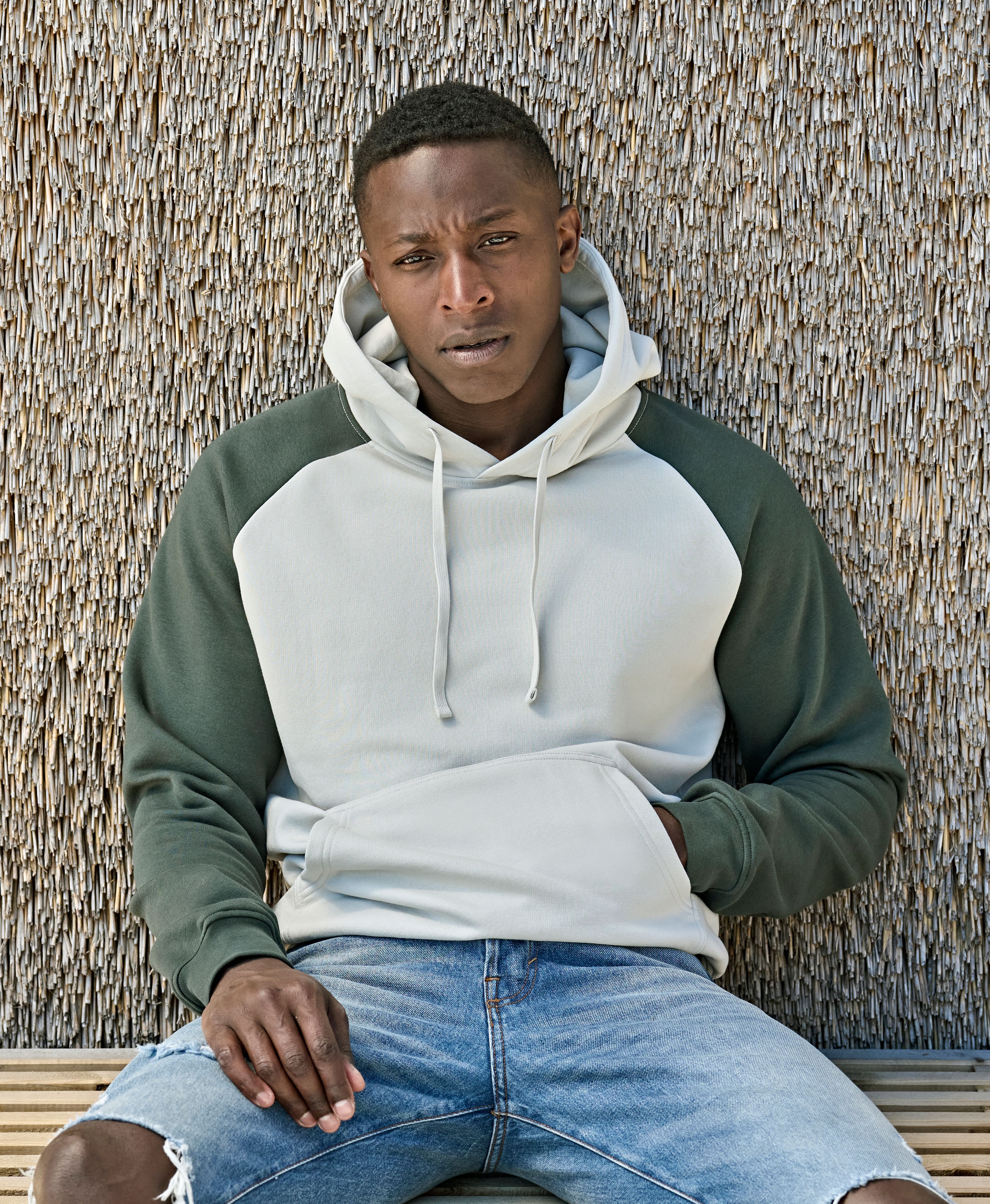 Tee Jays 5156 UNLABELED Two-tone Hooded Sweatshirt