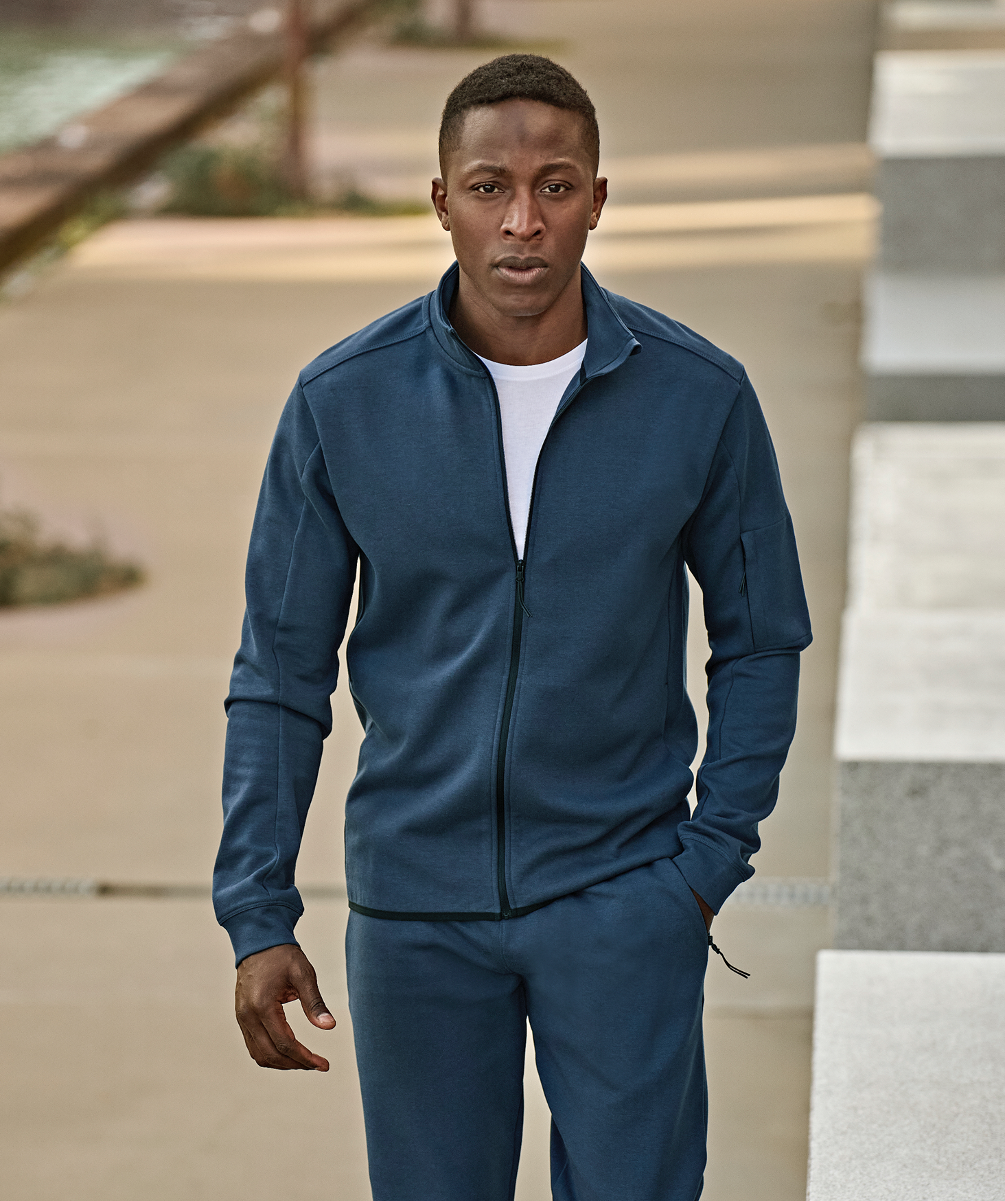 Tee Jays 5704 Athletic Full Zip Sweat
