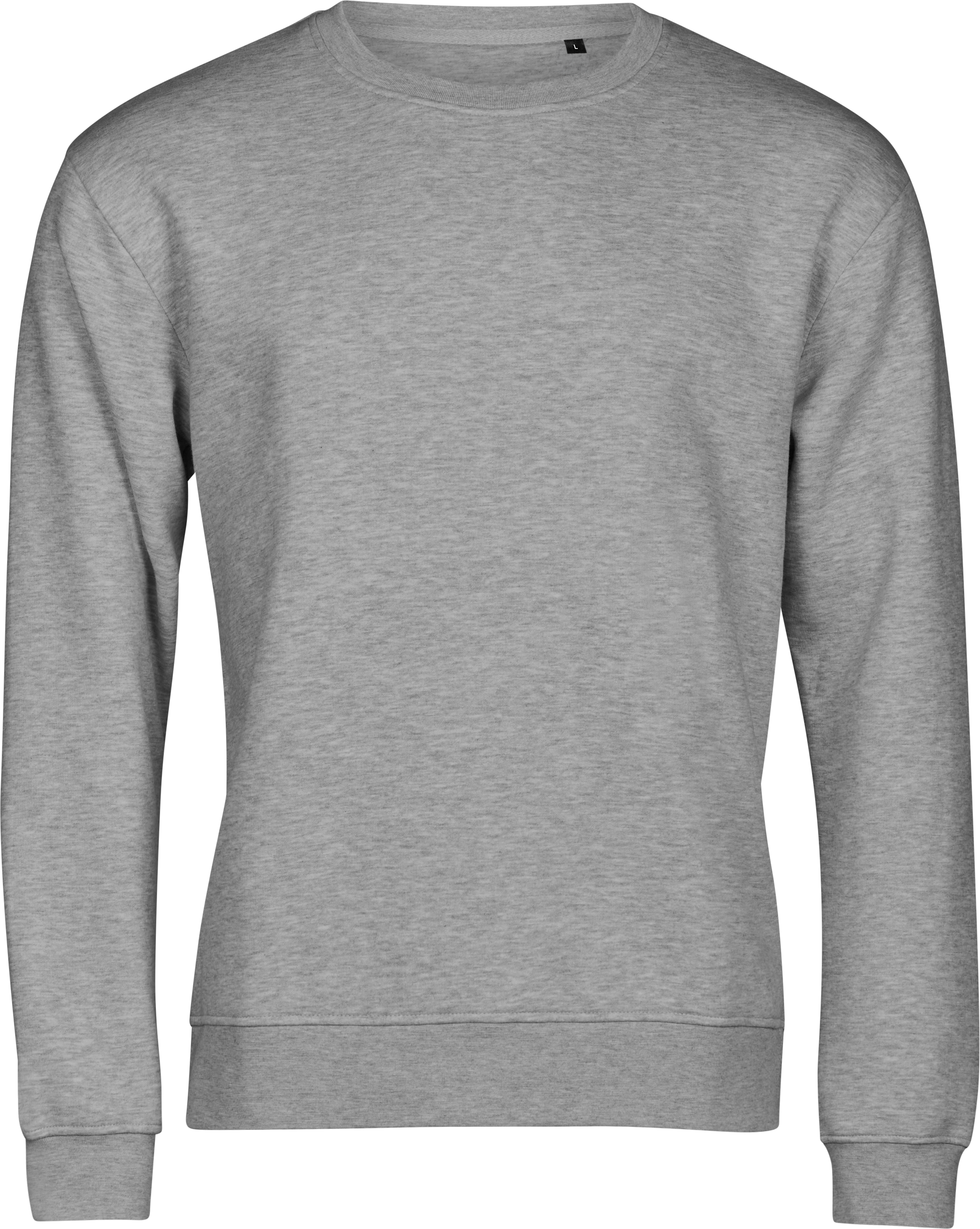 Unlabeled Sweatshirt, sweatshirt unisex från Tee Jays i Grå melange