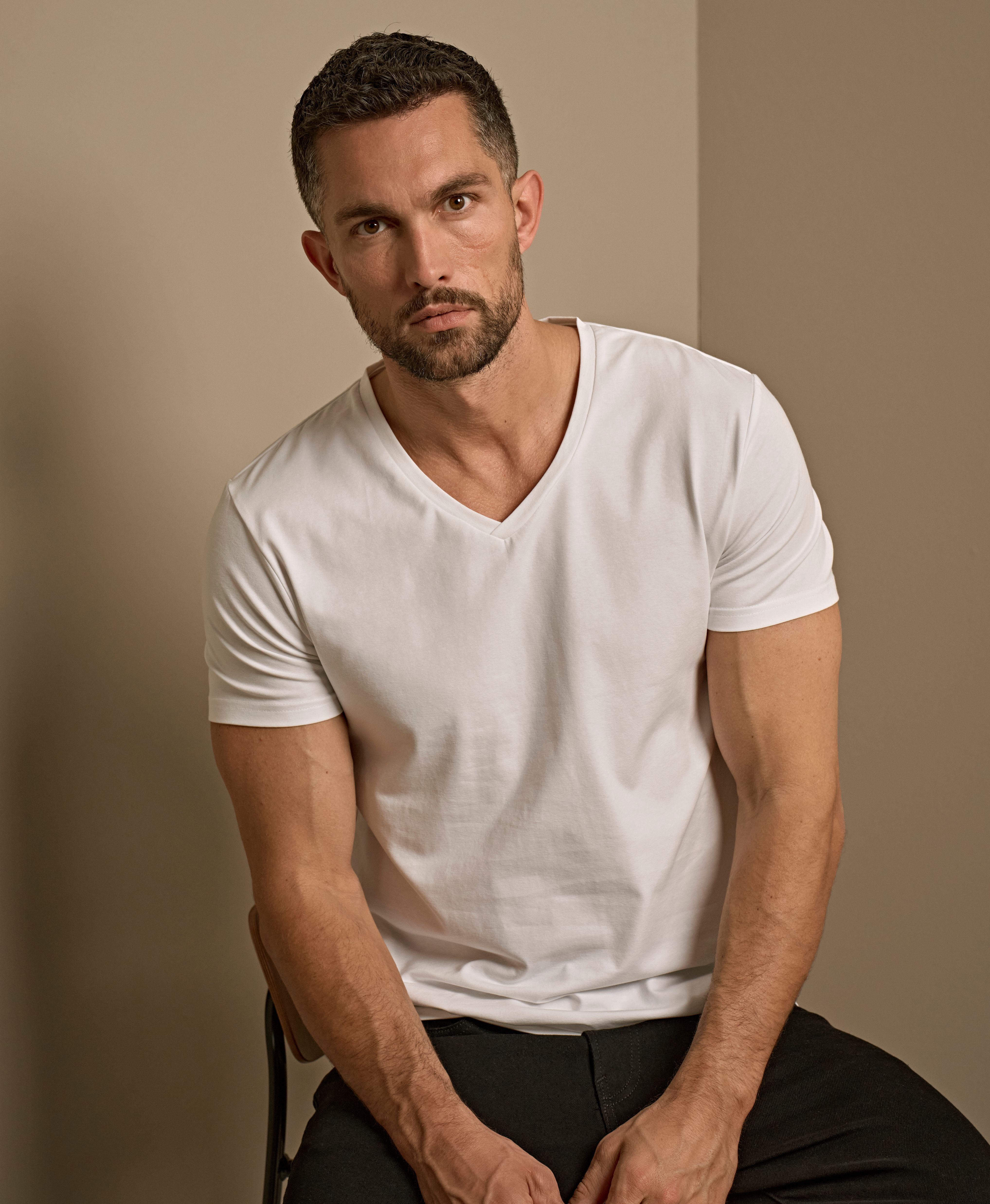 Tee Jays 401 Stretch V-Neck Tee