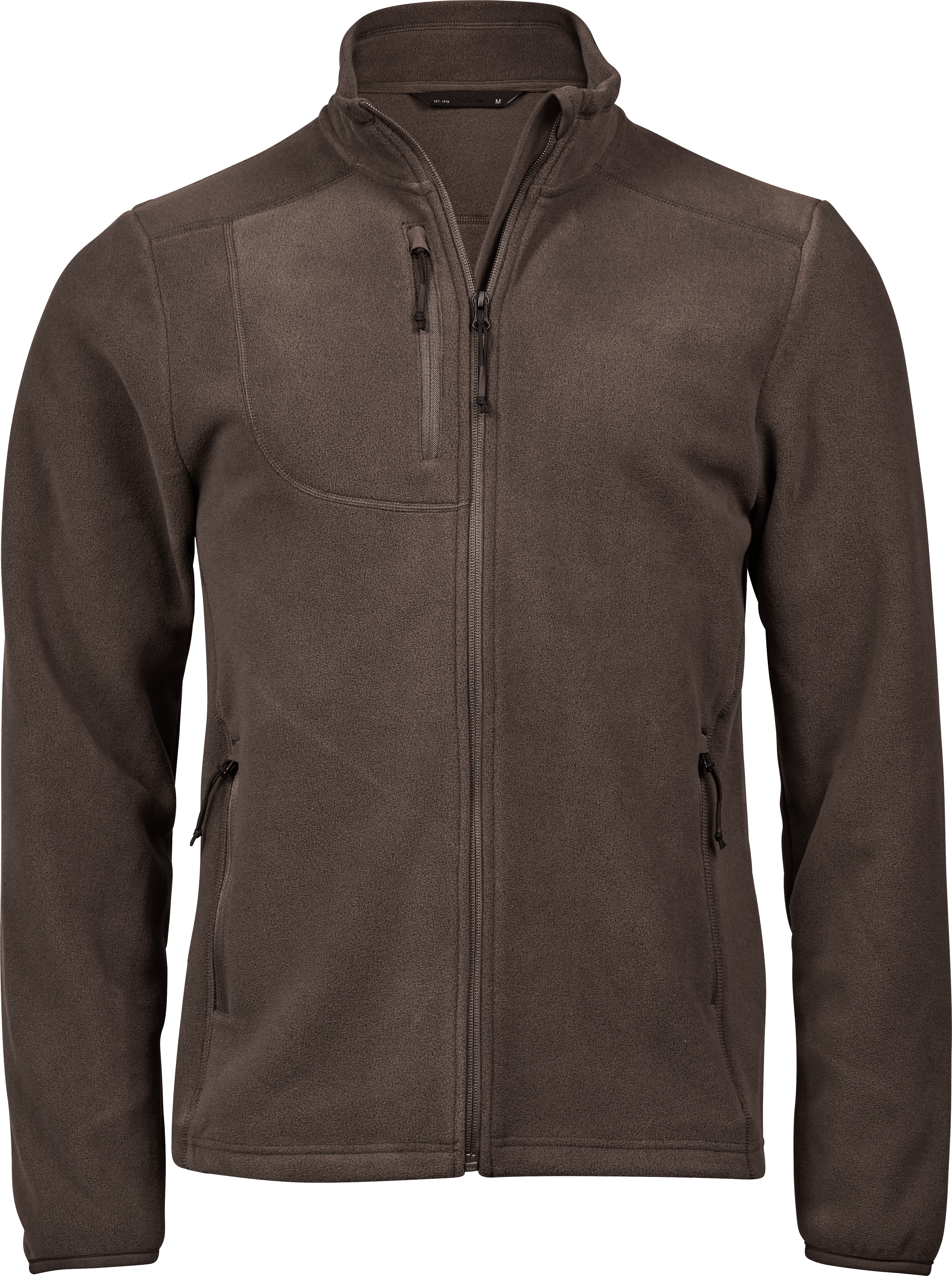 Trail Fleece Jacket, fleecejacka för herrar från Tee Jays i Jordbrun