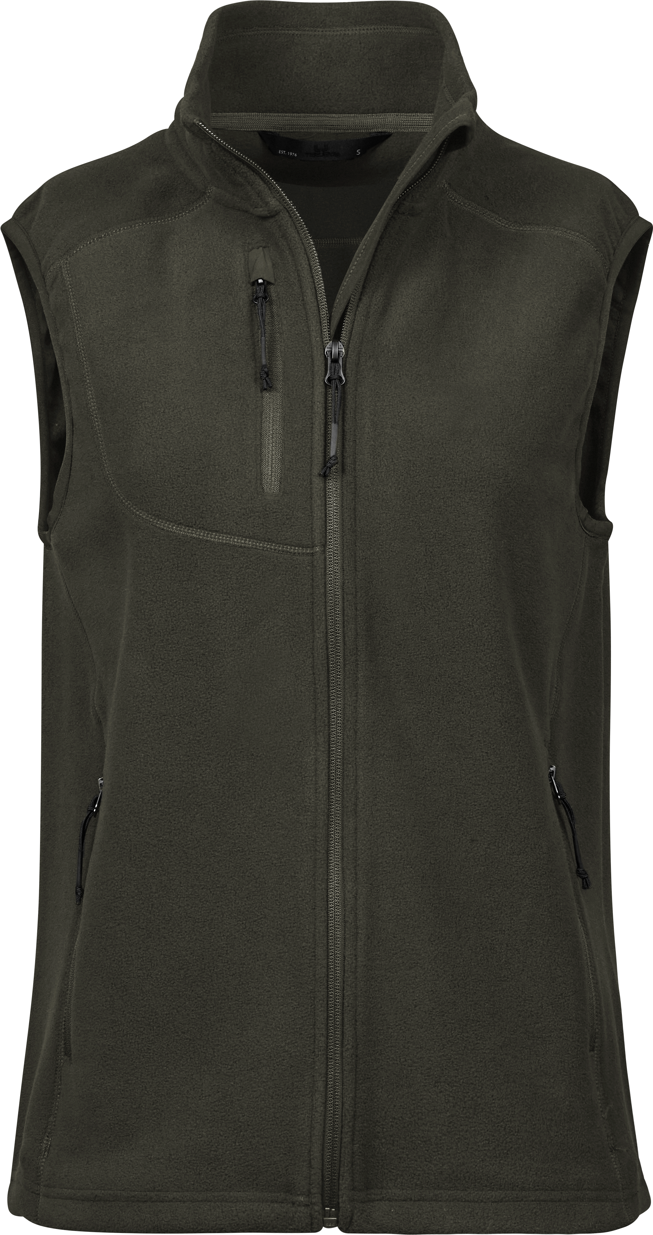 Trail Fleece Bodywarmer, väst för damer från Tee Jays i Jaktgrön
