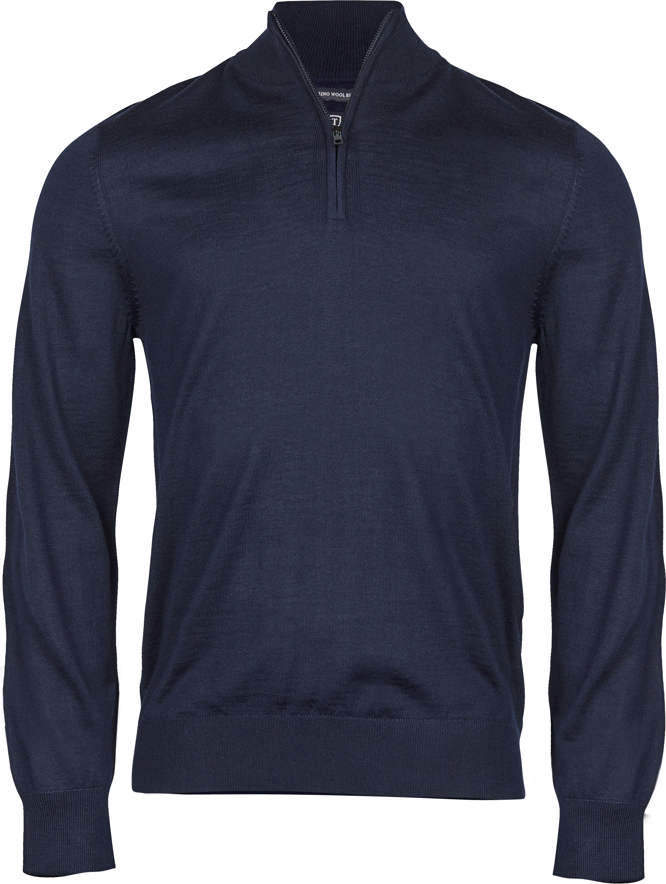 Half Zip Knit, stickad tröja för herrar från Tee Jays i Marinblå