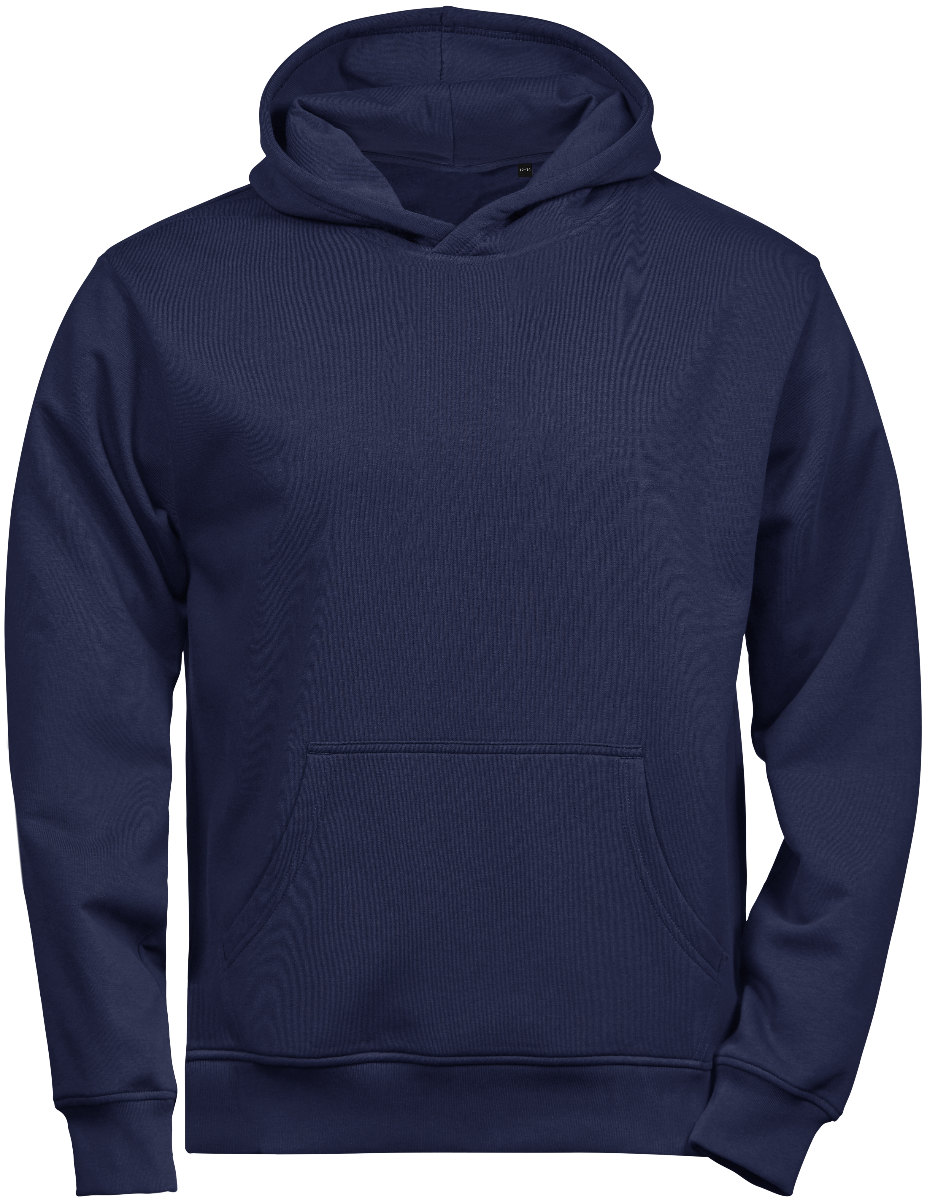 Unlabeled Hoodie, huvtröja för barn från Tee Jays i Marinblå