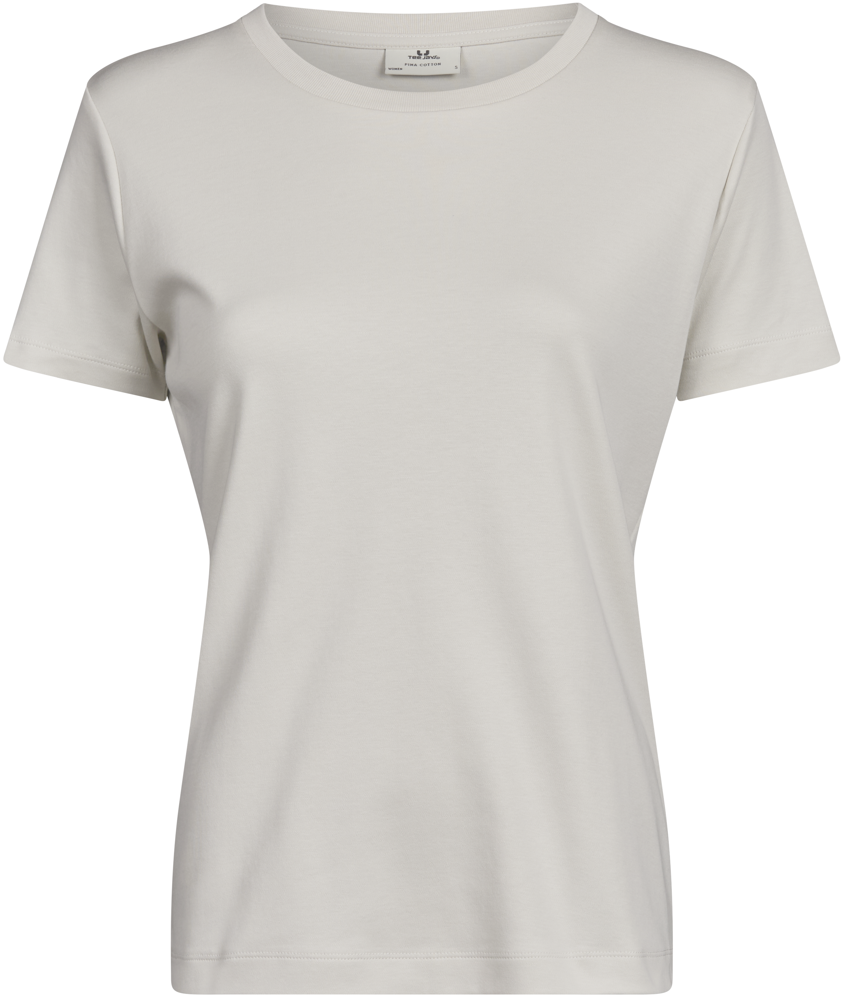 Pima Cotton Tee, t-shirt för damer från Tee Jays i Cement
