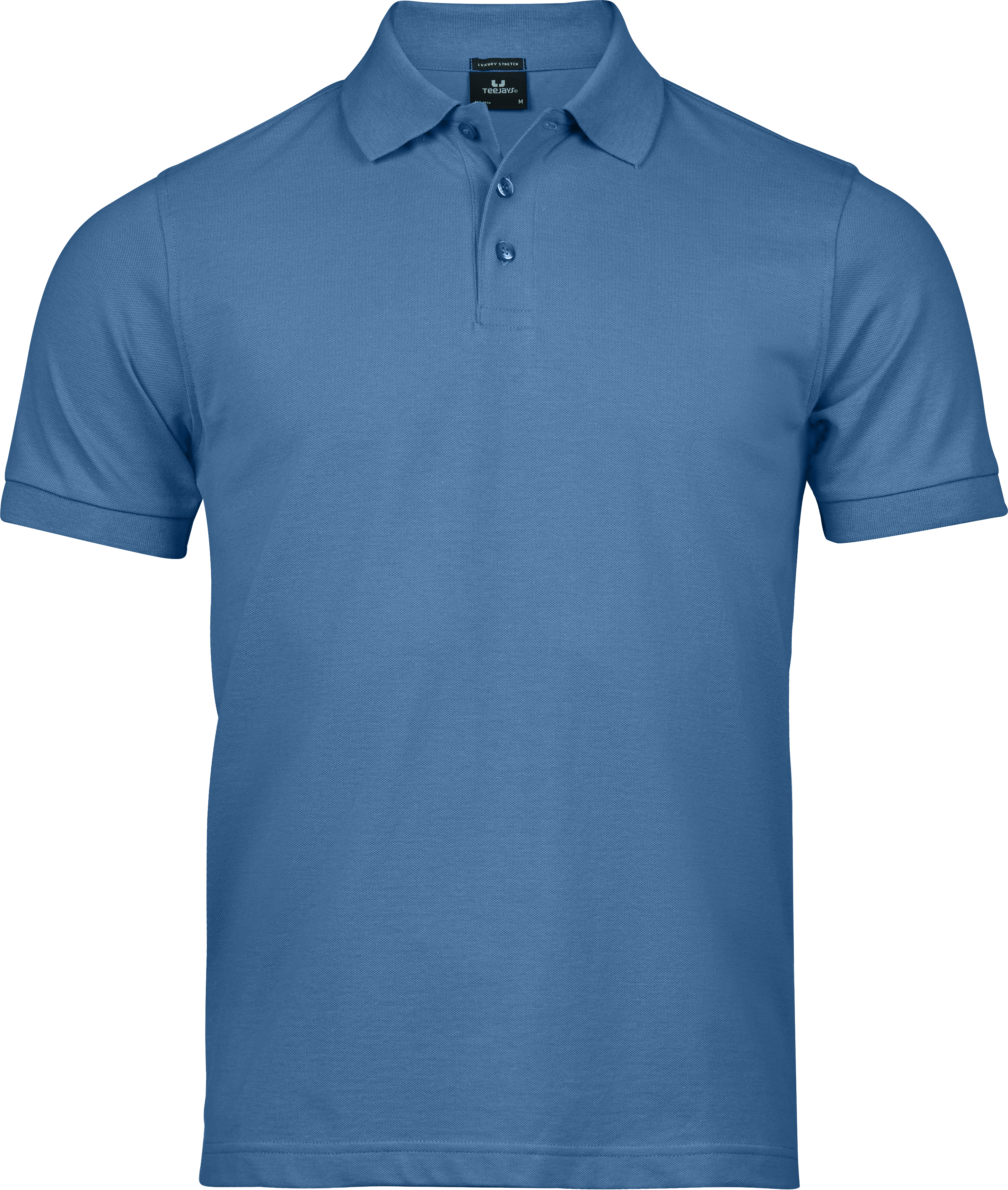 Luxury Stretch Polo, piké för herrar från Tee Jays i Oceanblå