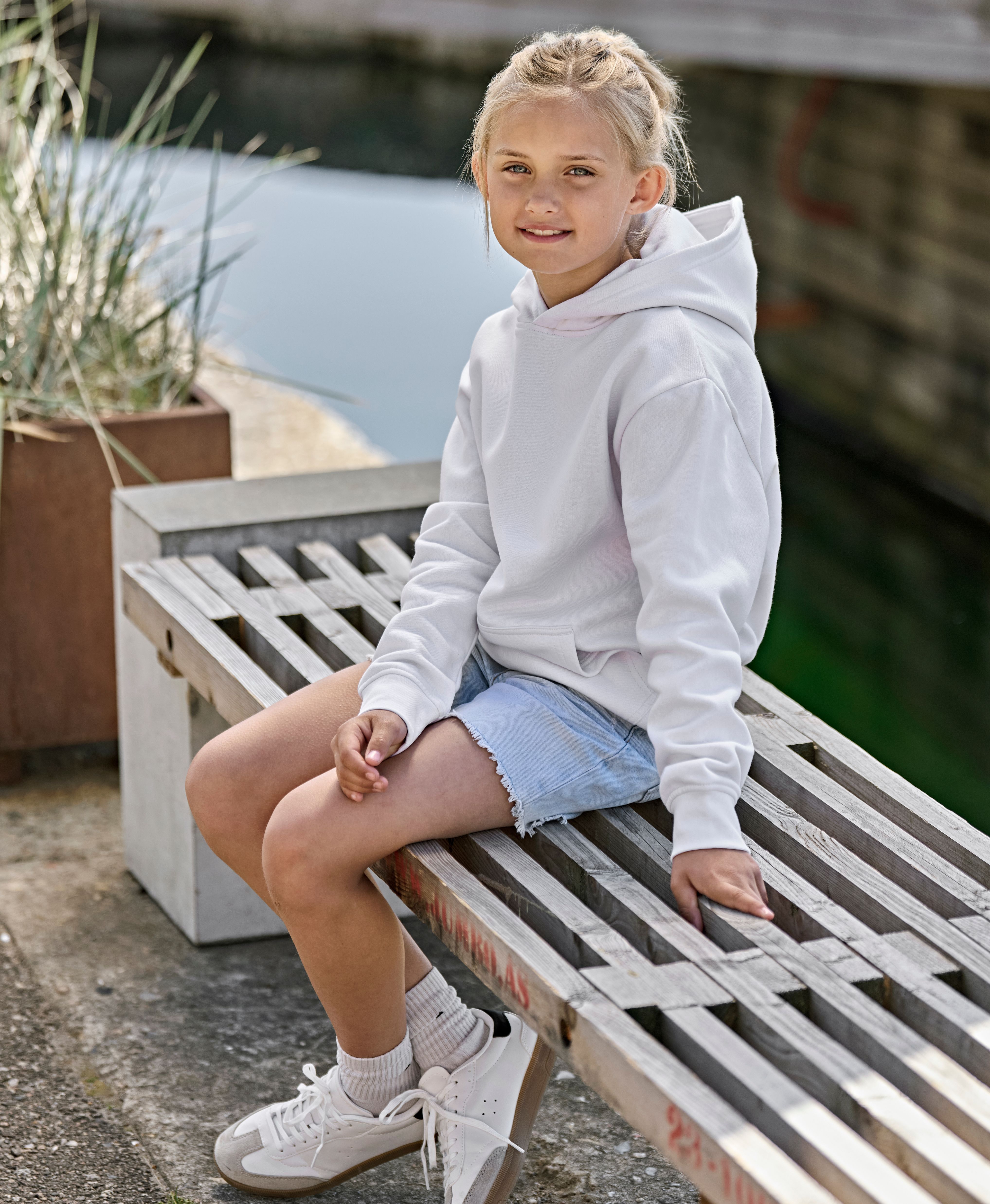Tee Jays 5152B Junior UNLABELED Hooded Sweatshirt