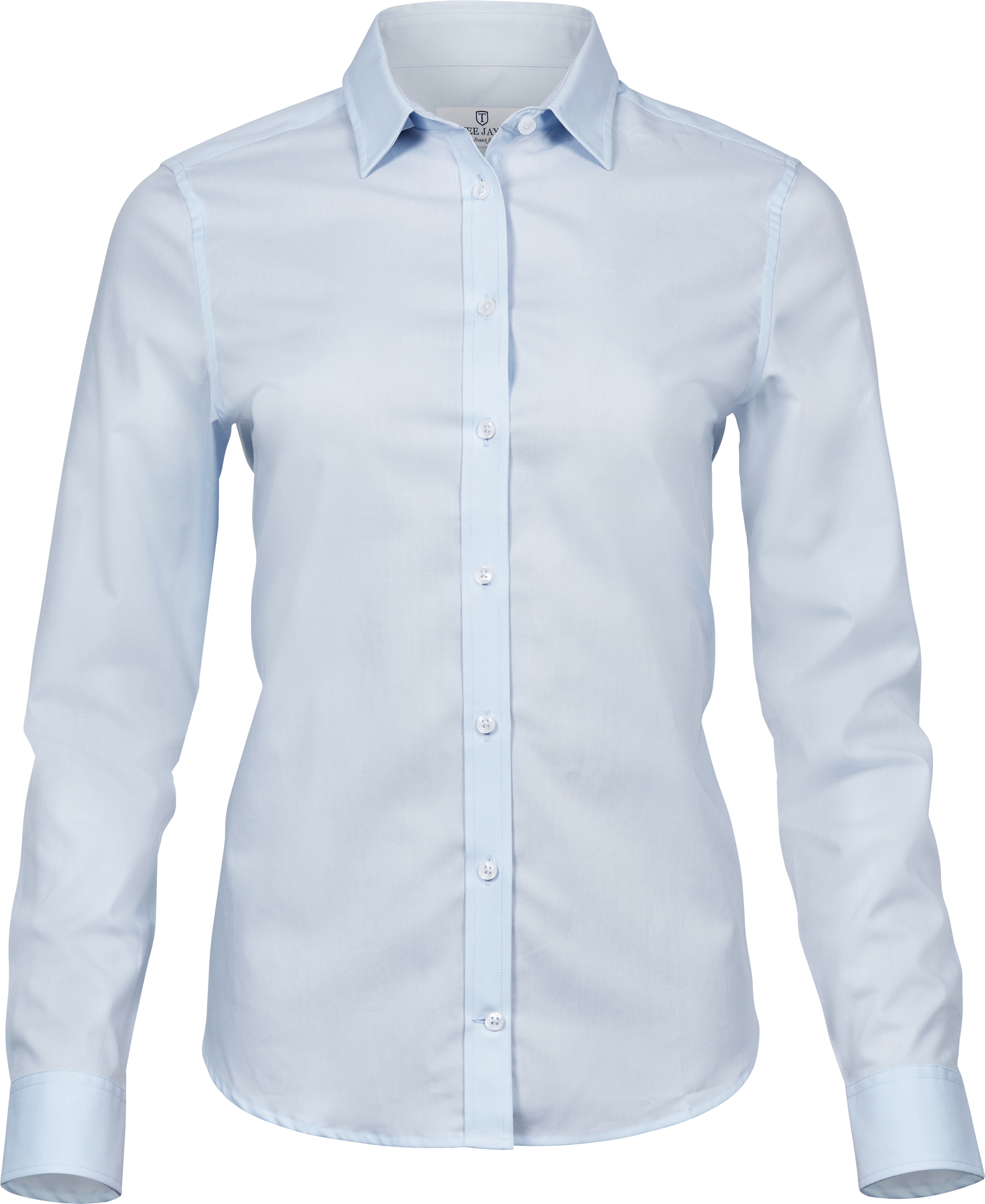 Stretch Luxury Shirt, skjorta för damer från Tee Jays i Ljusblå