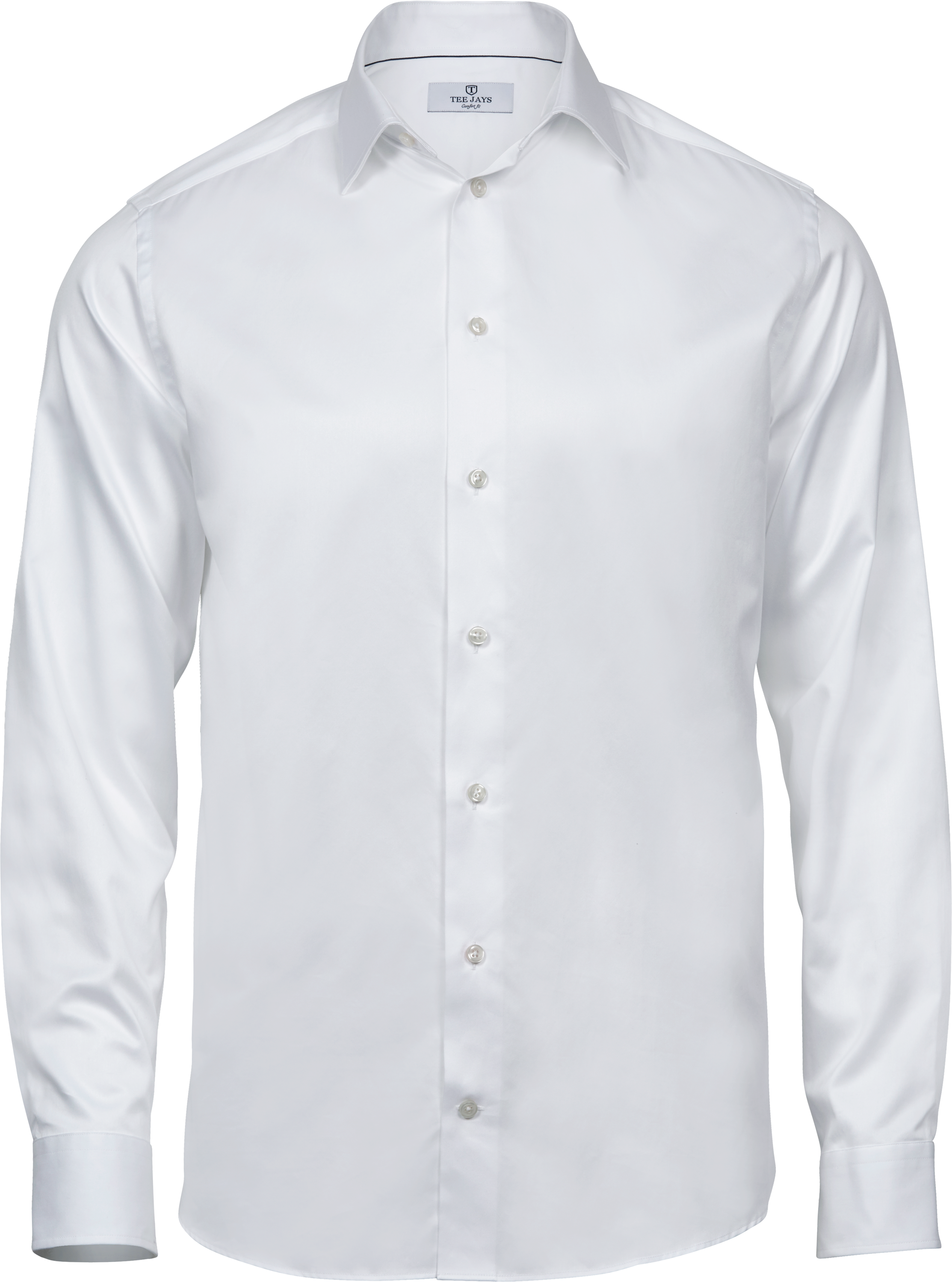 Luxury Shirt Comfort Fit, skjorta för herrar från Tee Jays i Vit
