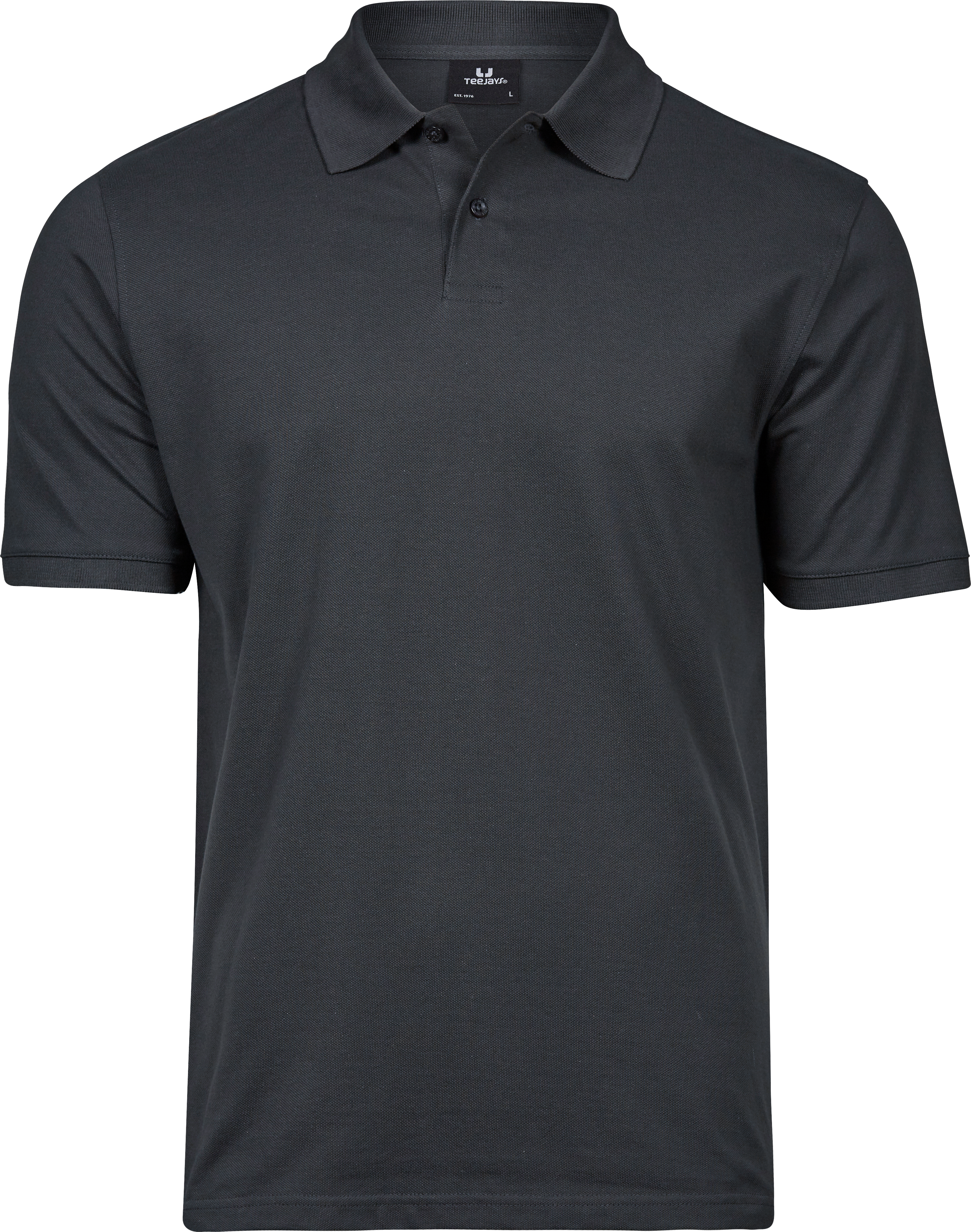 Heavy Polo, piké för herrar från Tee Jays i Mörkgrå