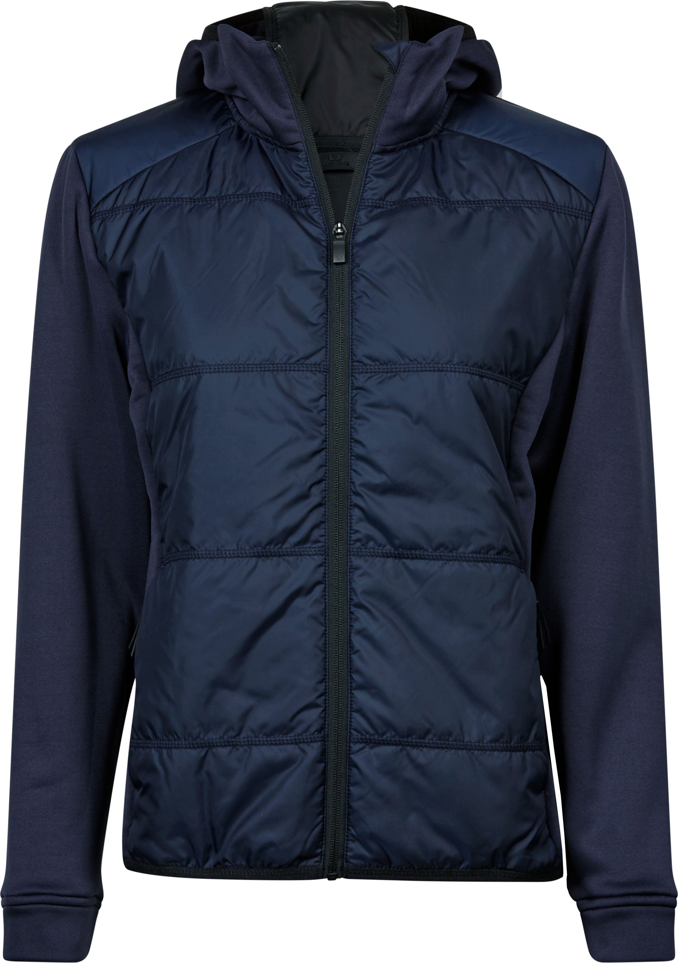 Hybrid-Stretch Hooded Jacket, jacka för damer från Tee Jays i Marinblå
