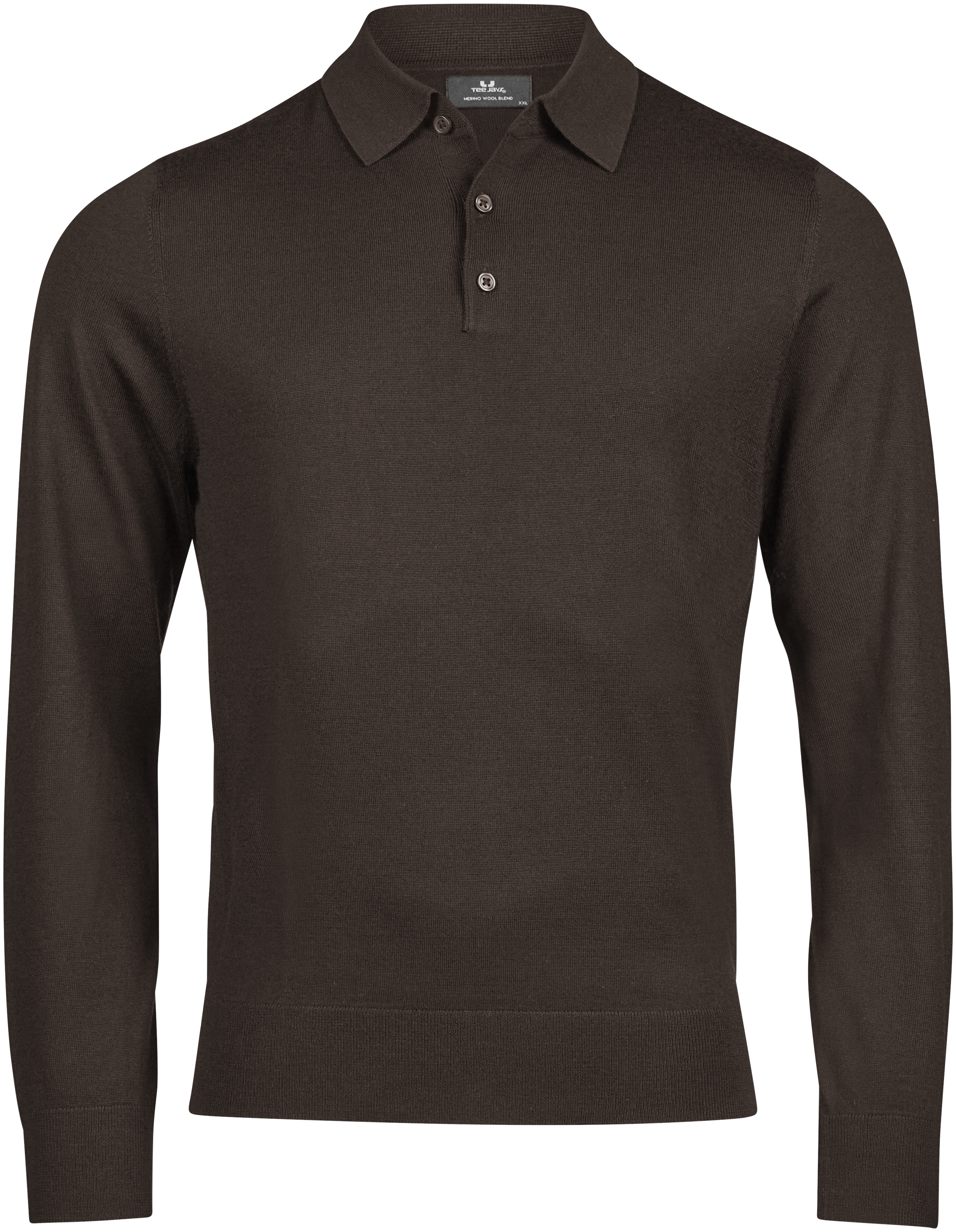 Polo Knit, piké för herrar från Tee Jays i Mocka
