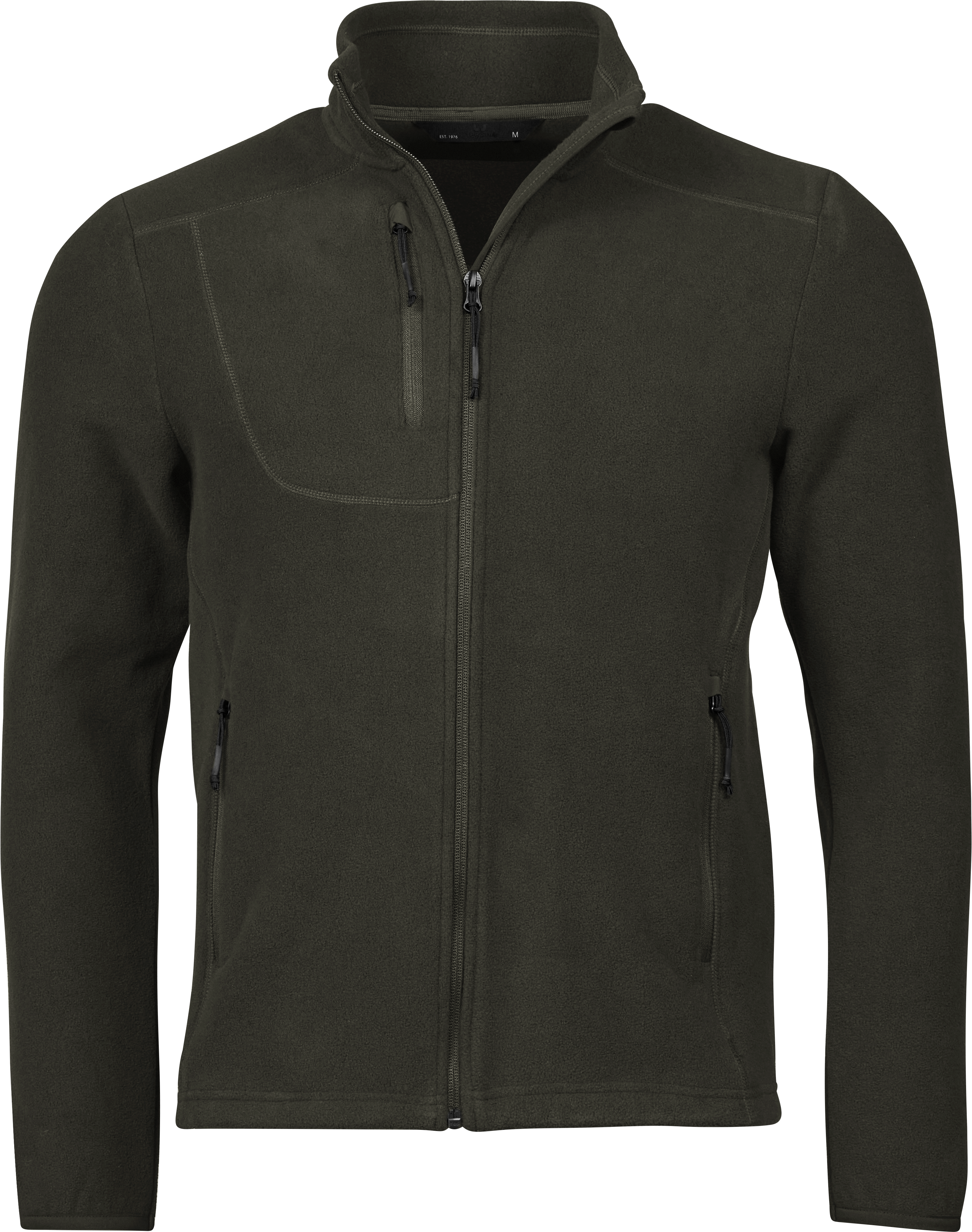 Trail Fleece Jacket, fleecejacka för herrar från Tee Jays i Jaktgrön