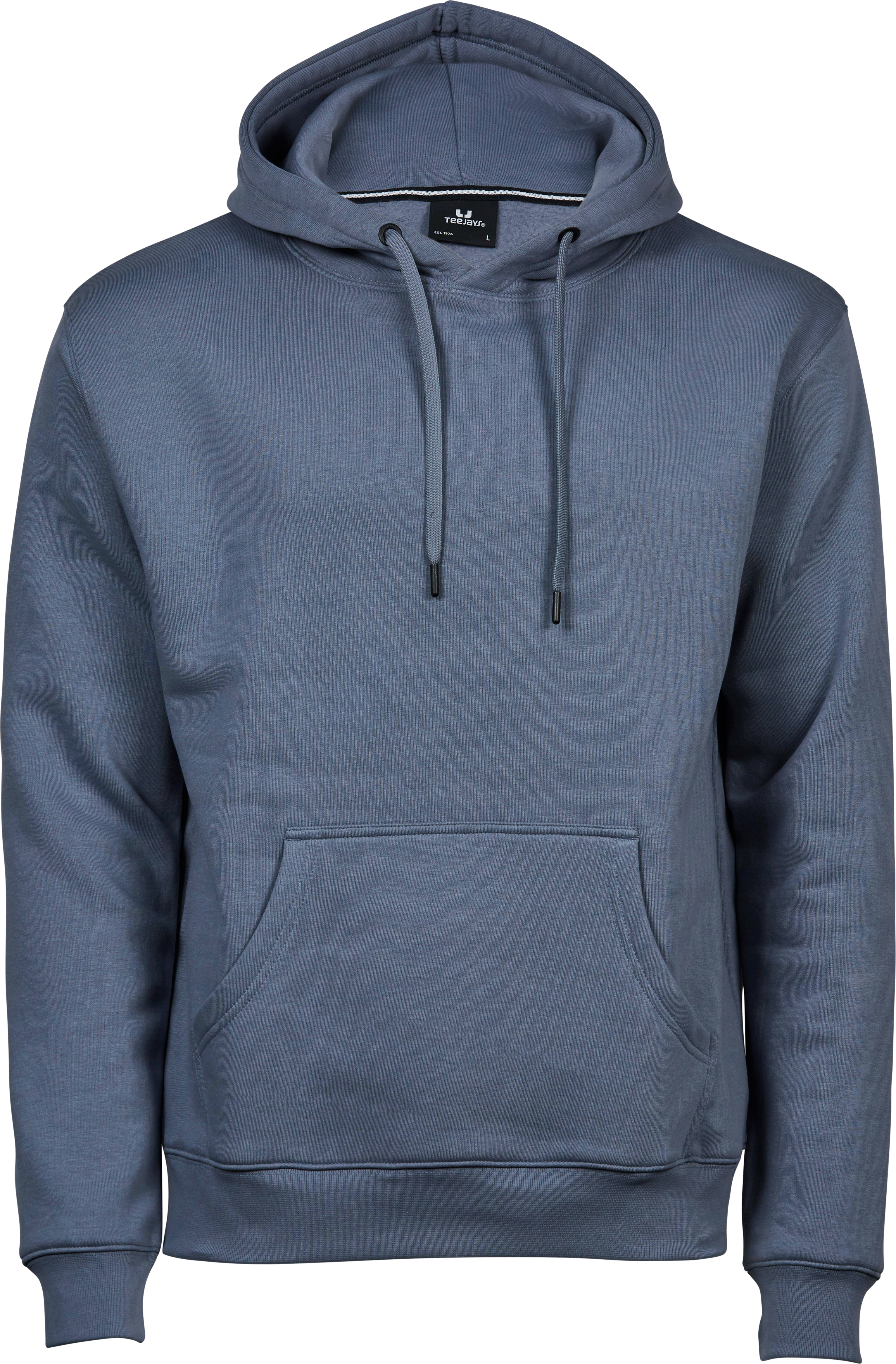 Hooded Sweatshirt, huvtröja för herrar från Tee Jays i Flintgrå